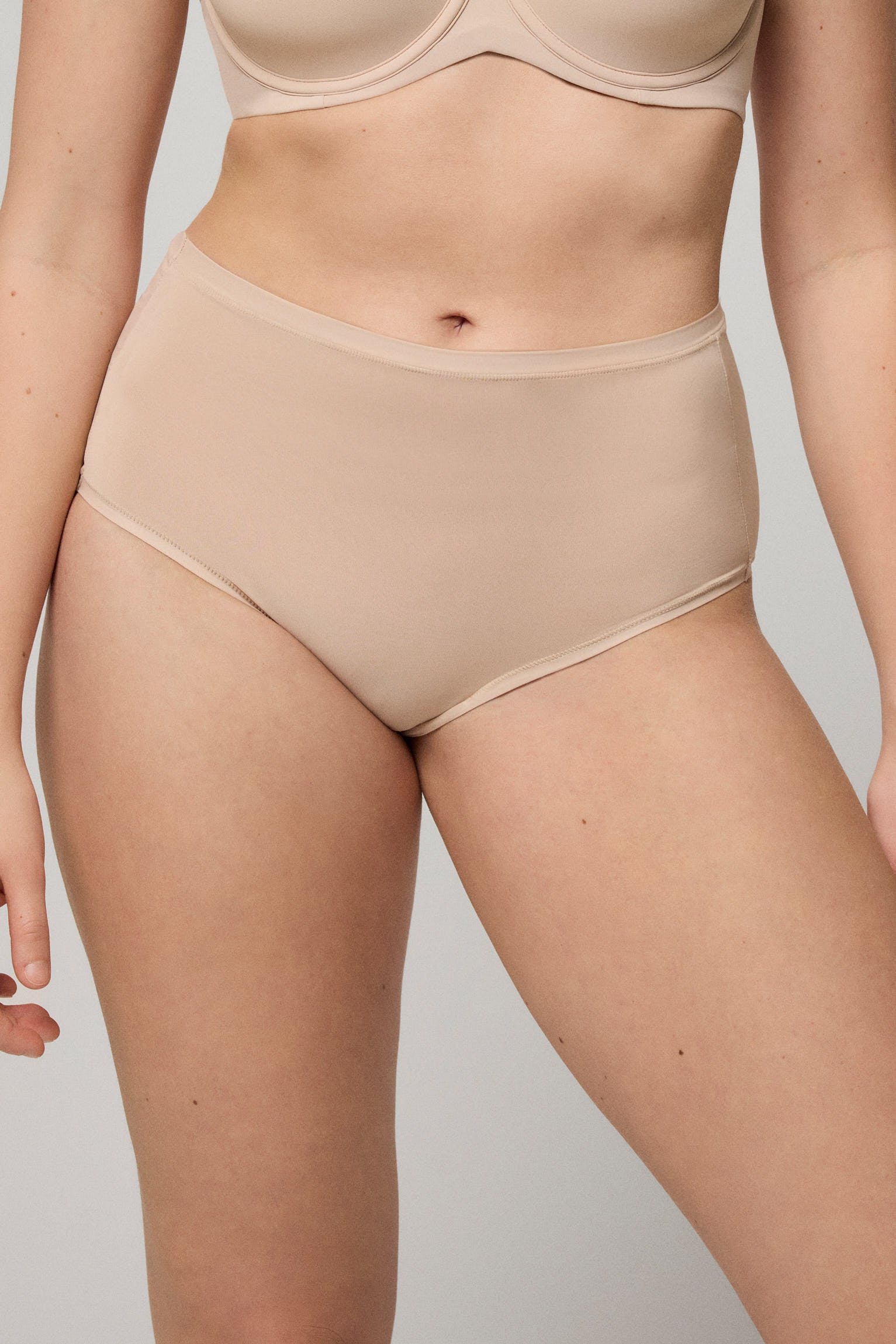 Pack of 2 basic nude high panties