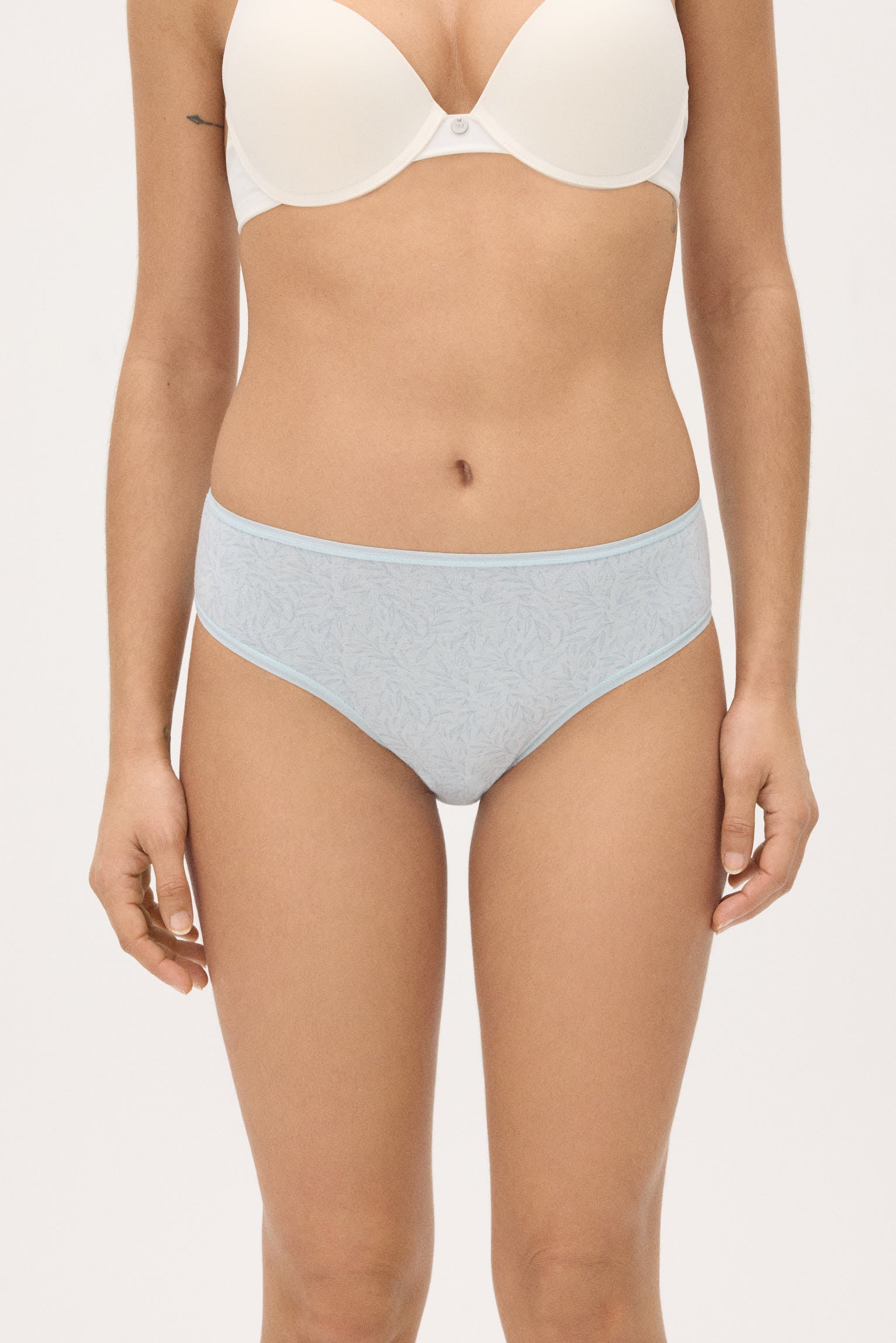 Pack de 6 bragas midi lisas y estampadas