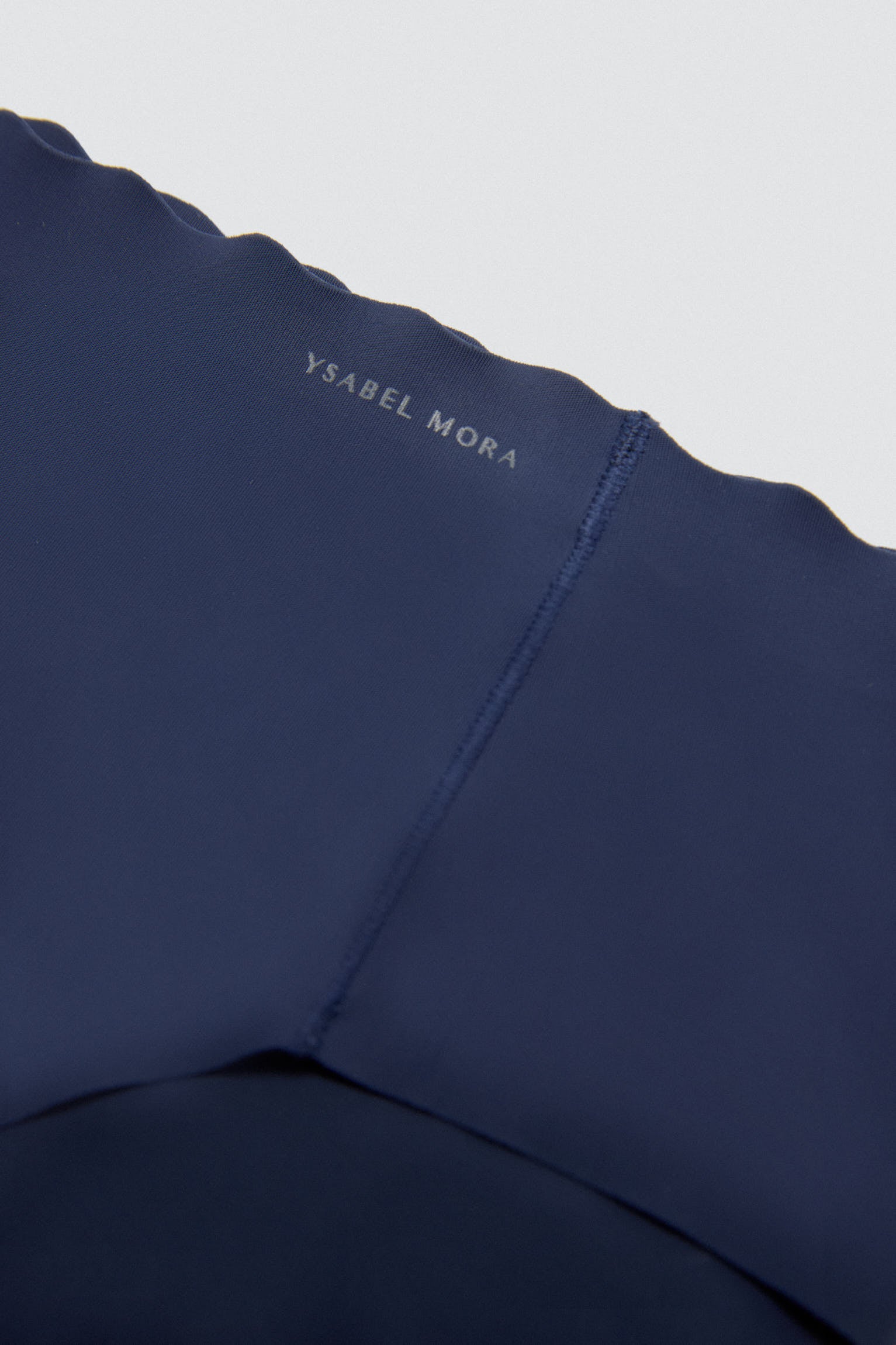Navy laser midi bra