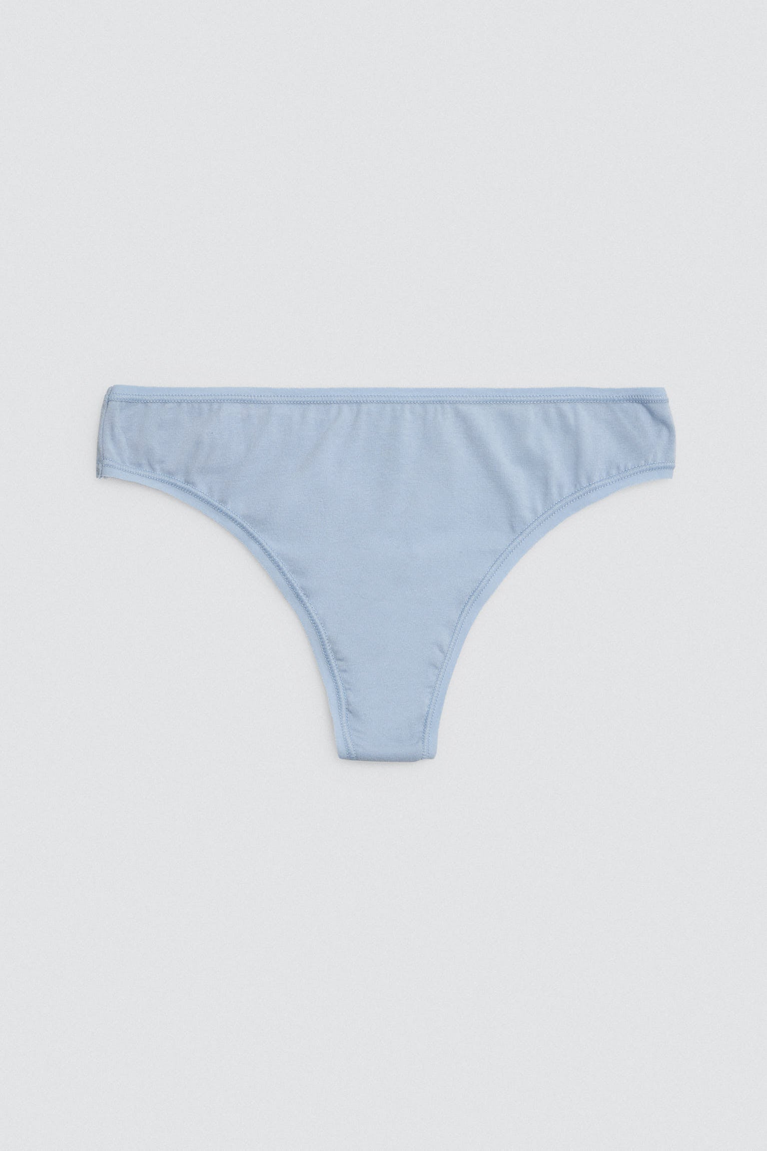 Pack of 4 basic cotton thongs