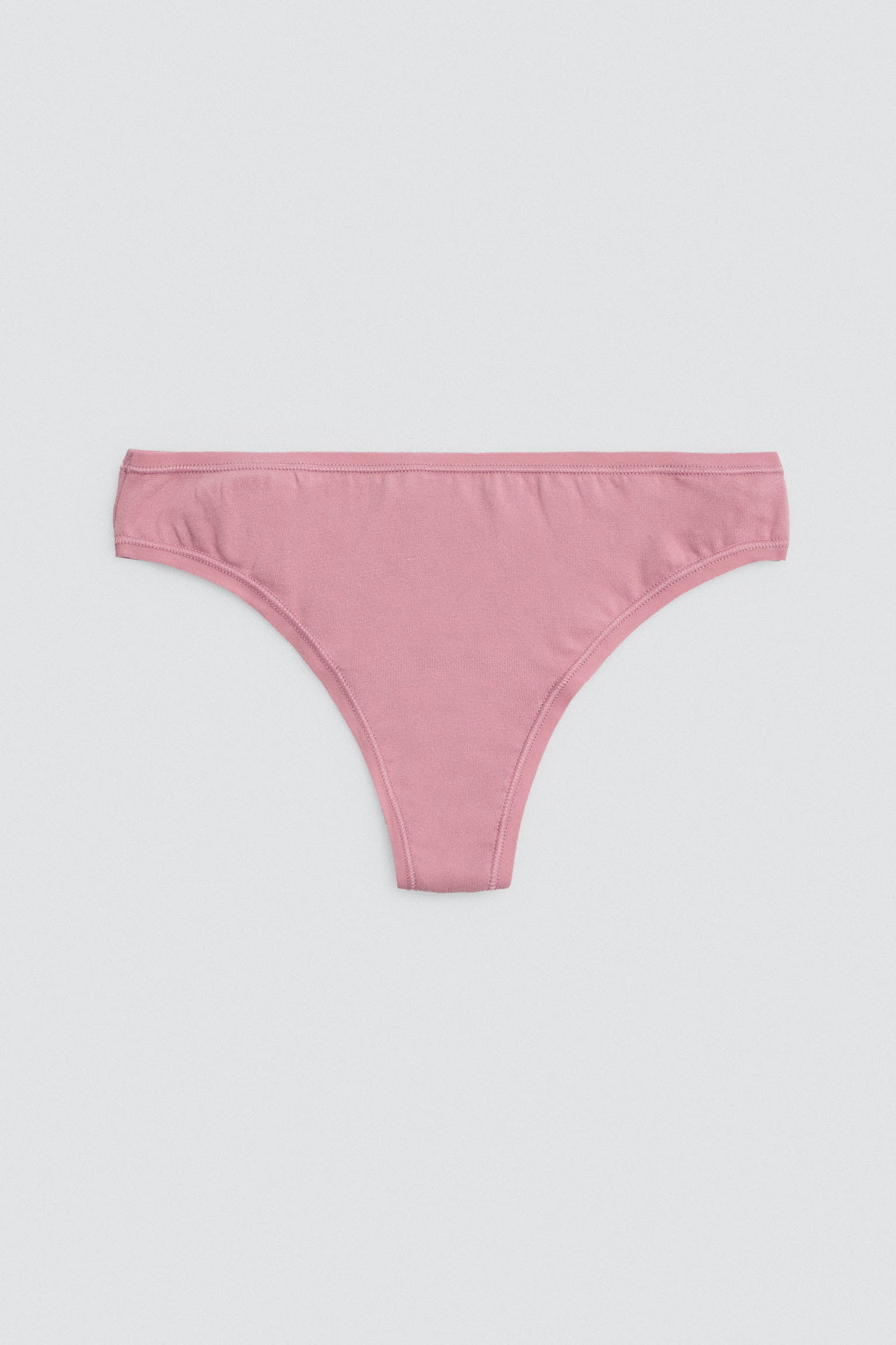 Pack of 4 basic cotton thongs