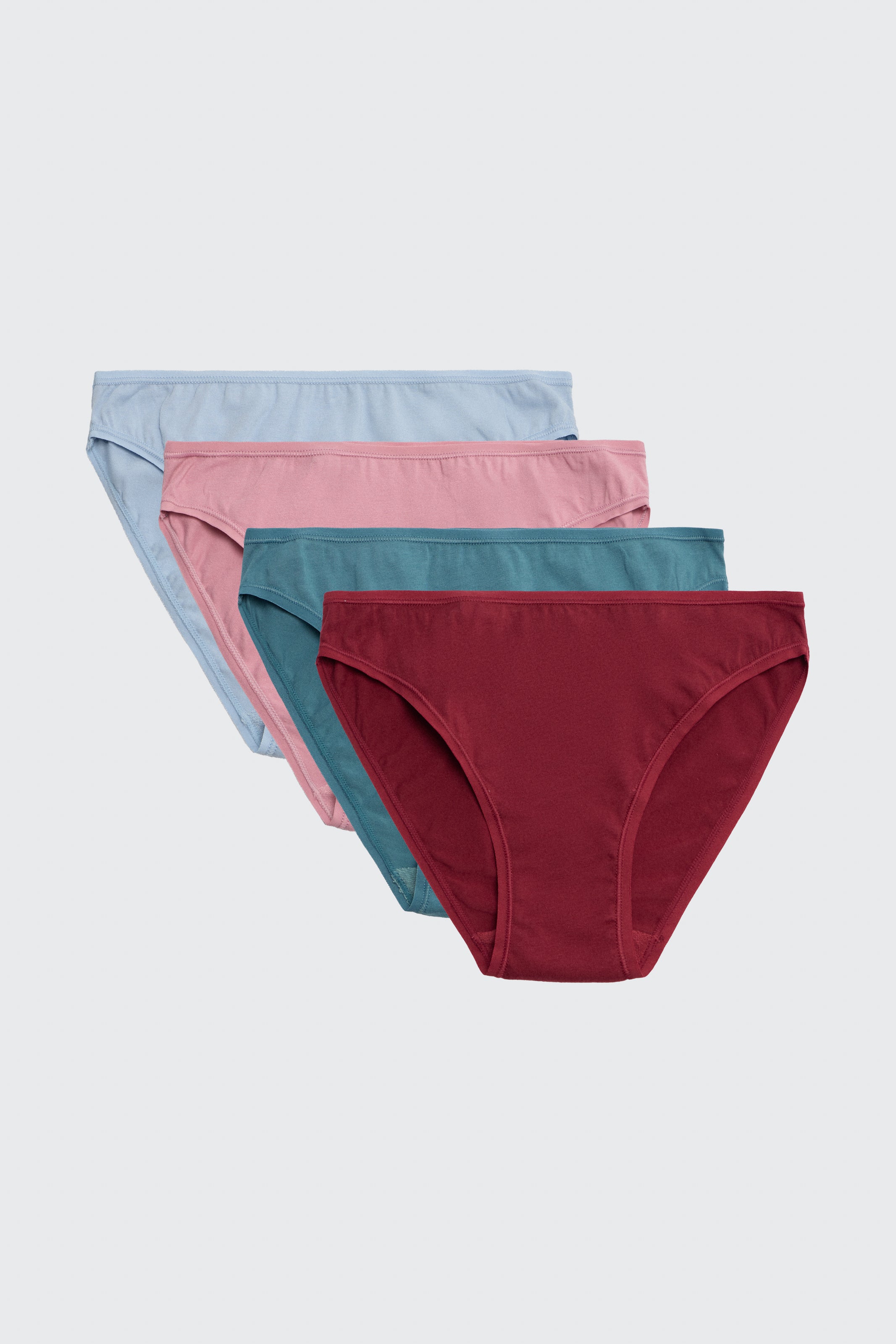 Pack of 4 basic mini cotton panties