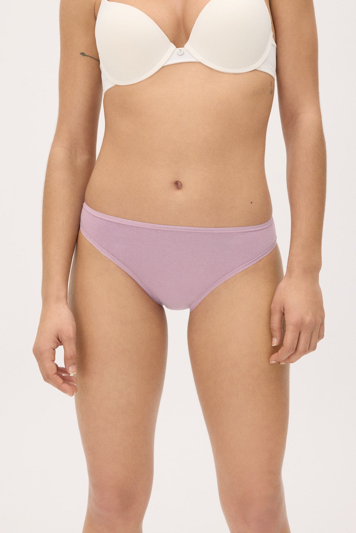 Pack de 4 bragas mini básicas de algodón colores