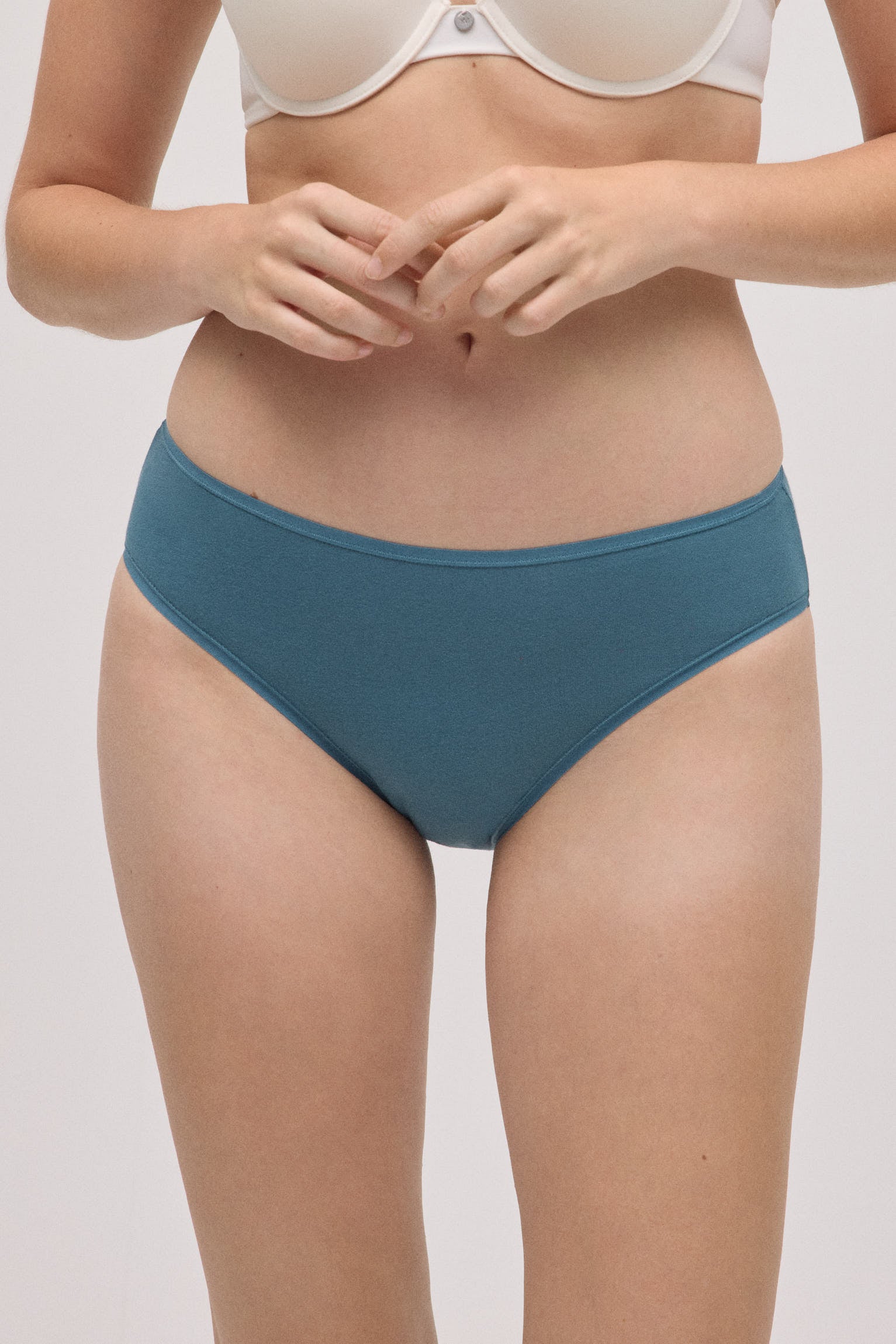 Pack 4 bragas midi básicas algodón