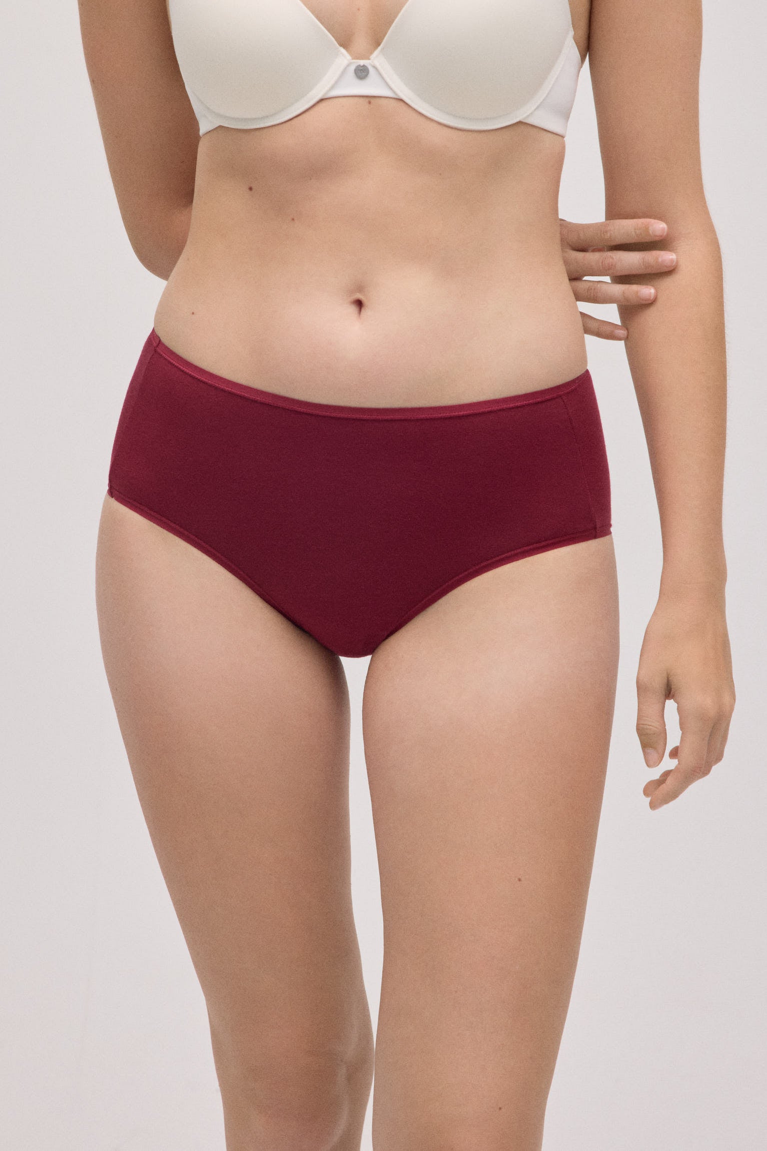 Pack of 4 basic cotton high-rise panties