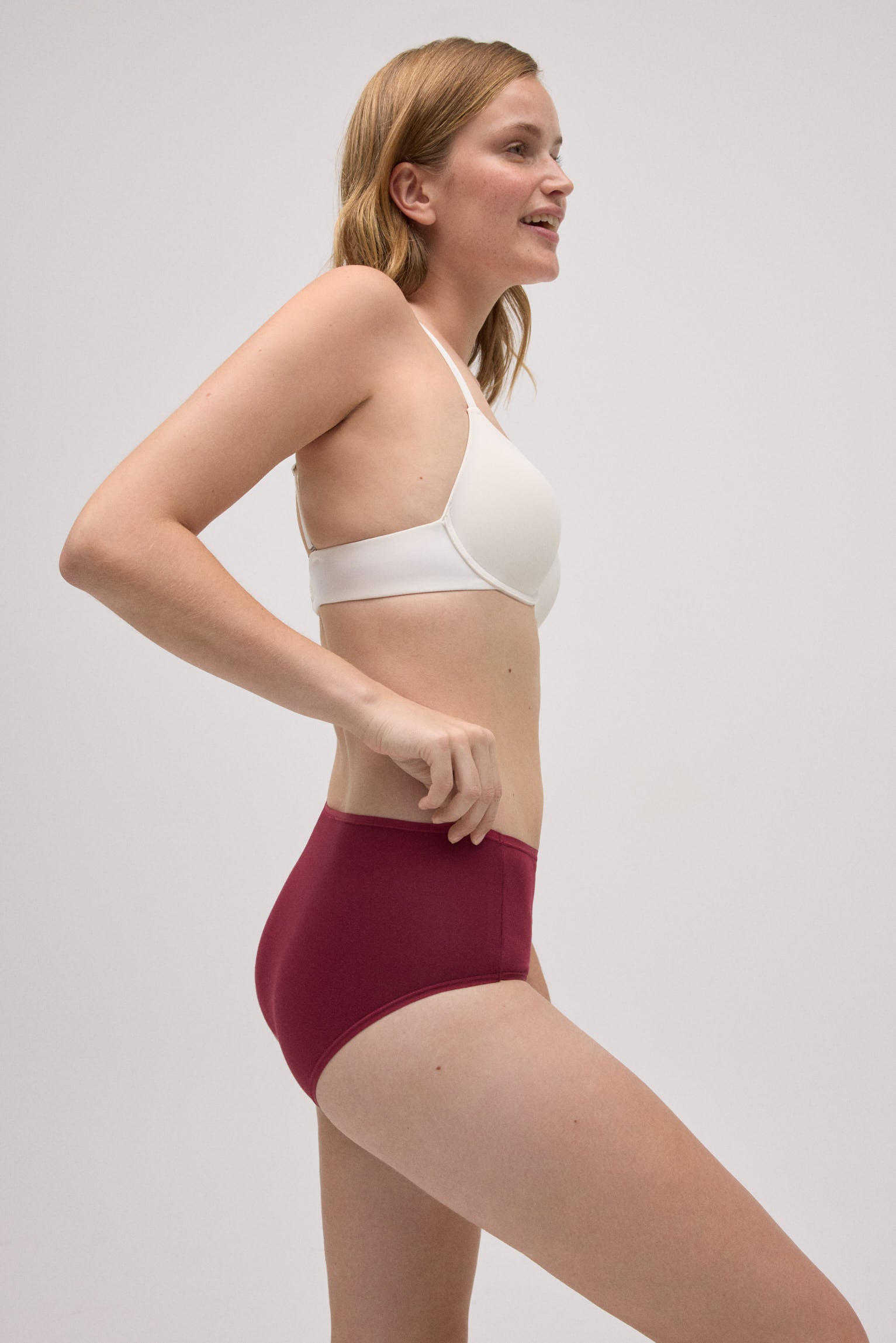 Pack of 4 basic cotton high-rise panties