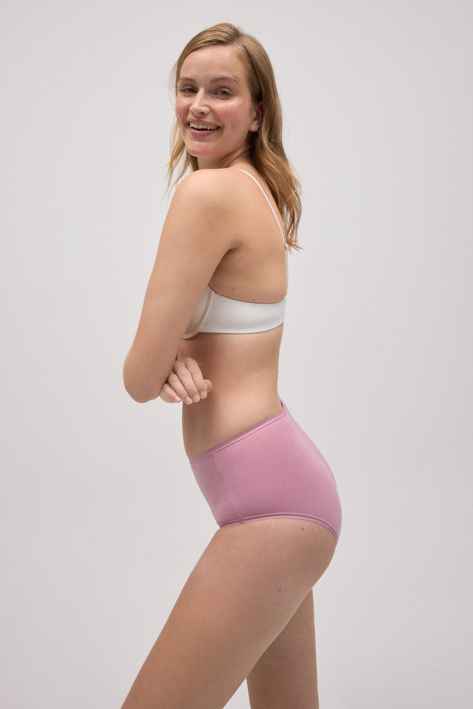 Pack of 4 basic cotton high-rise panties