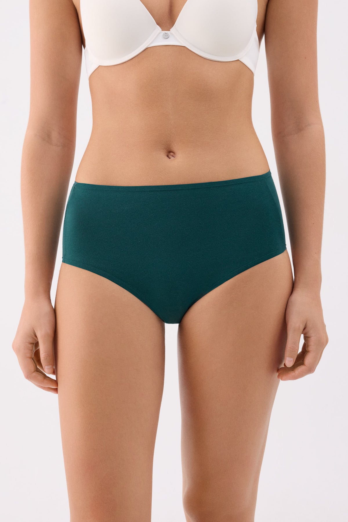 Pack de 4 bragas altas de algodón colores