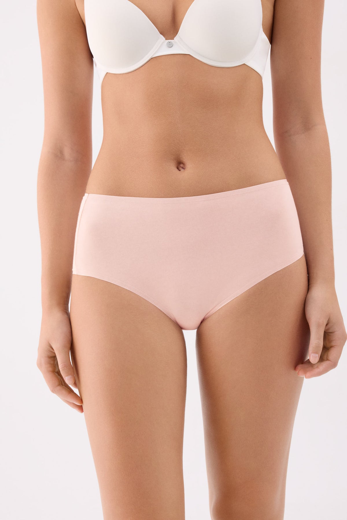 Pack de 4 bragas altas de algodón colores