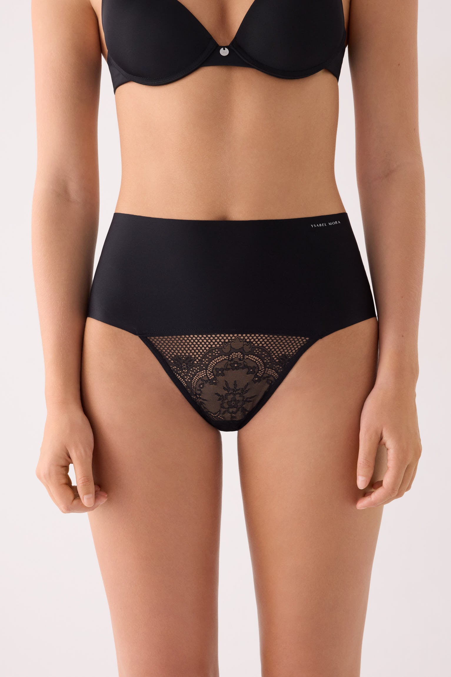 PREVENTA Braga alta contorno láser negro