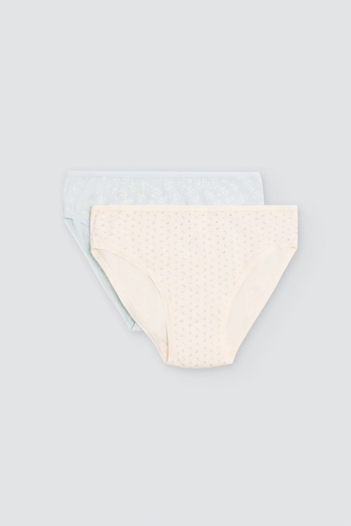 Pack de 6 bragas midi de algodón estampadas