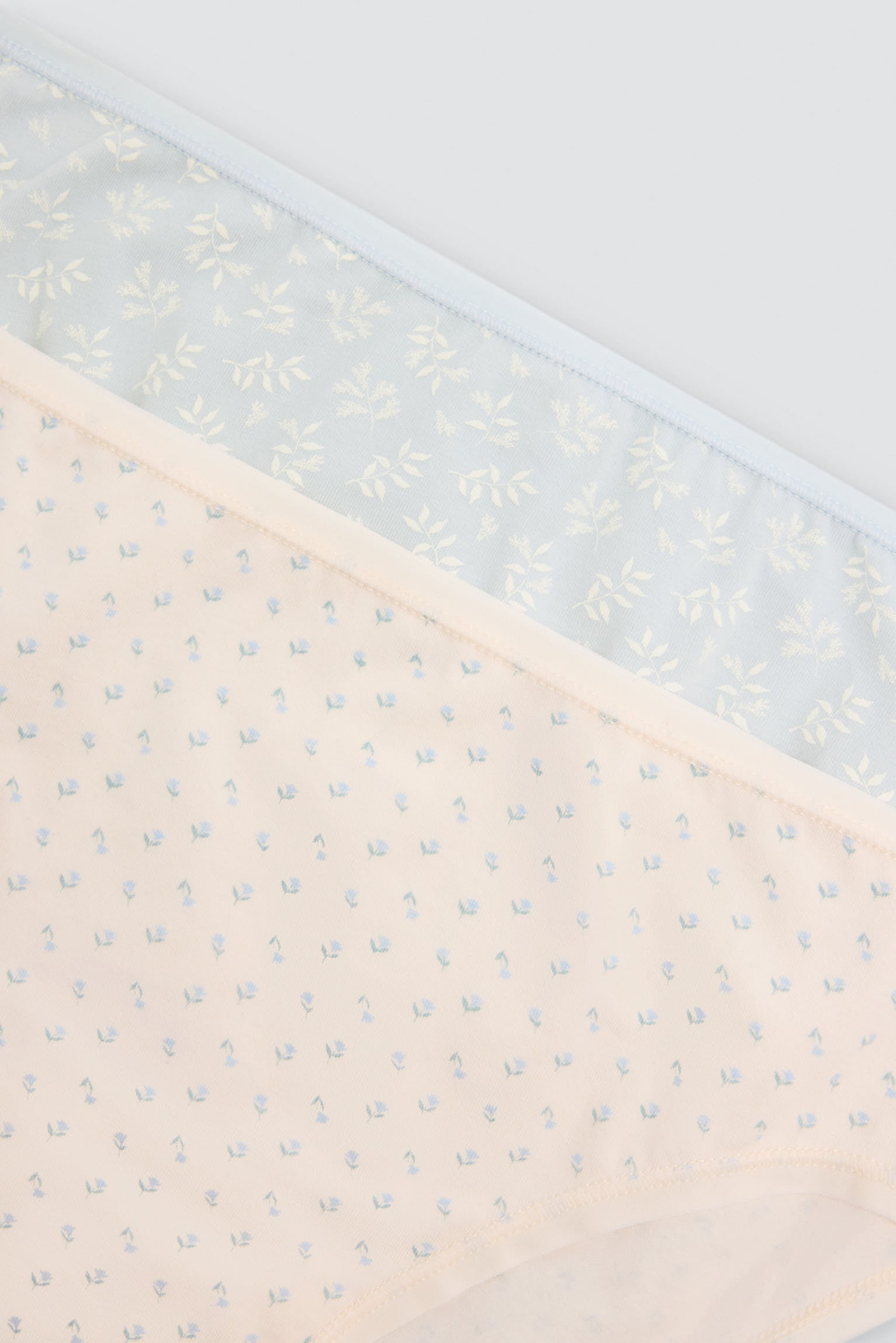Pack de 6 bragas midi de algodón estampadas
