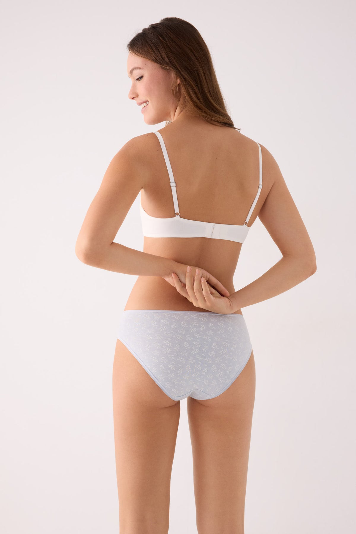 Pack de 6 bragas midi de algodón estampadas
