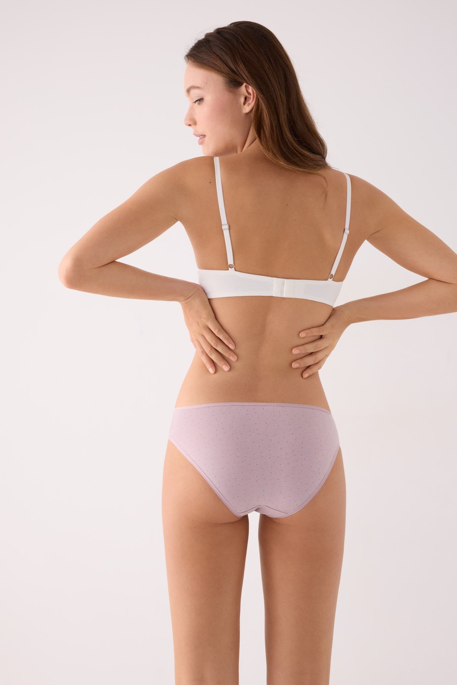 Pack de 6 bragas midi de algodón estampadas