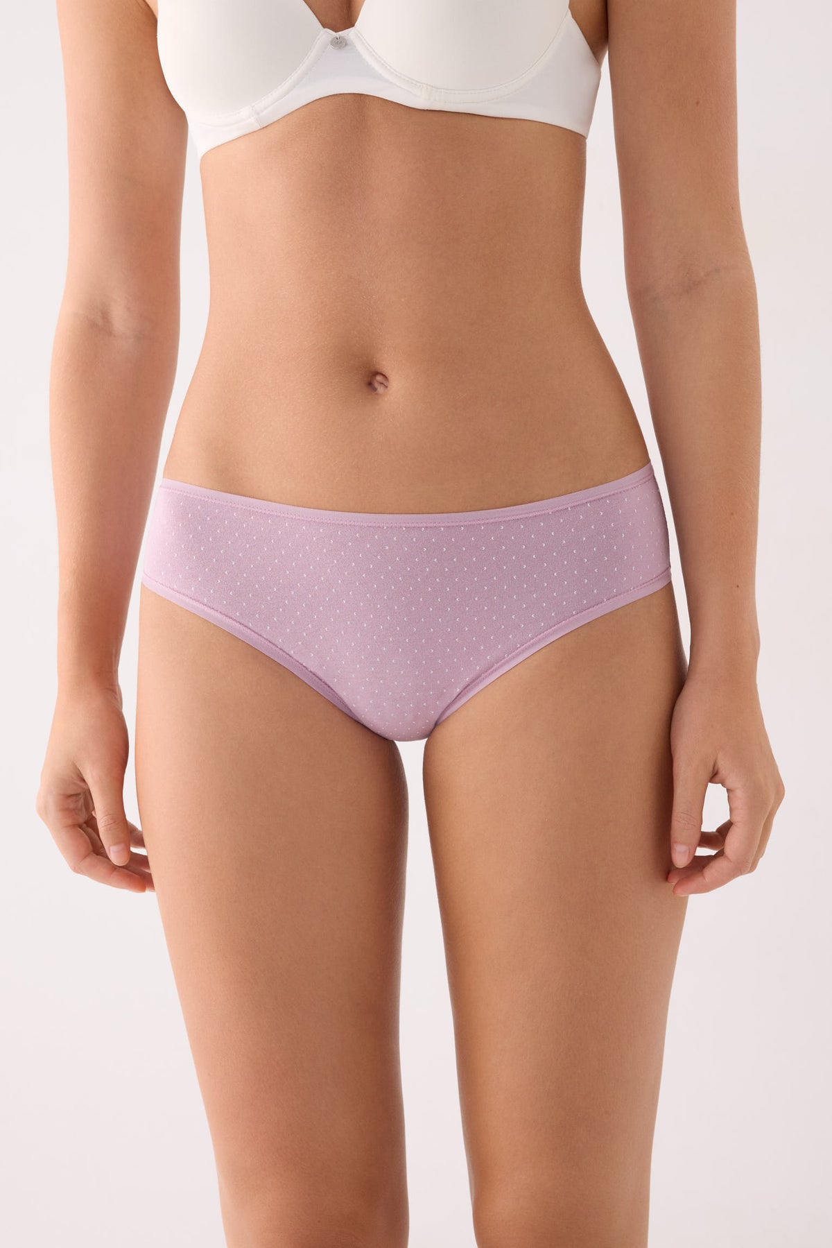 Pack de 6 bragas midi de algodón estampadas