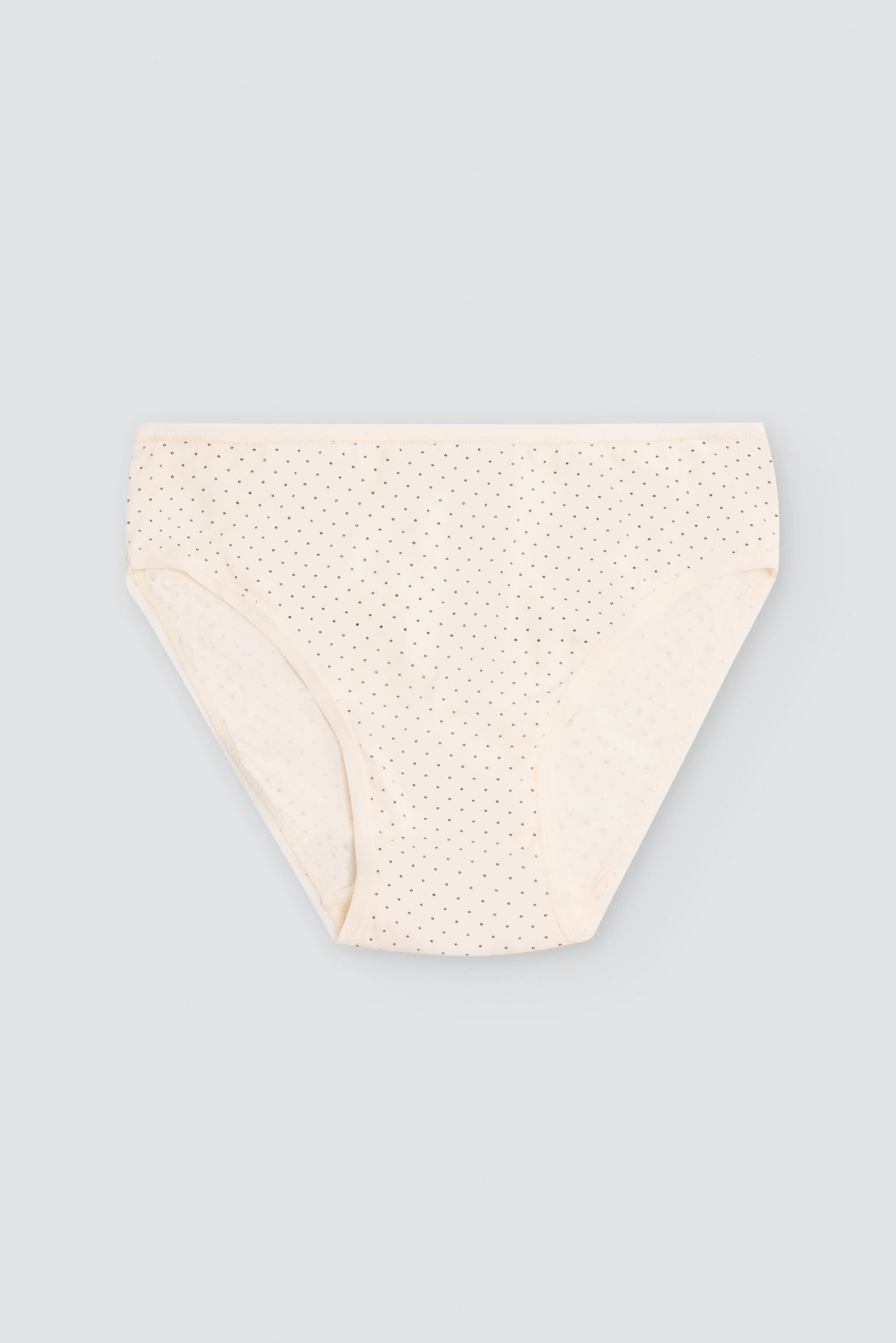 Pack de 2 bragas midi algodón estampadas negro y beige multicolor
