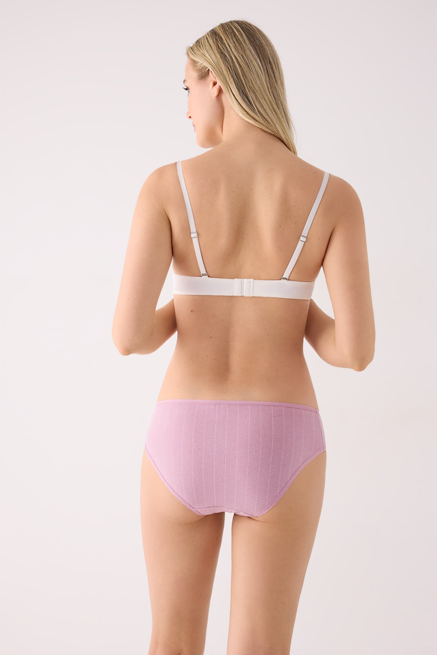 Pack de 2 bragas midi algodón estampadas rosa y azul multicolor