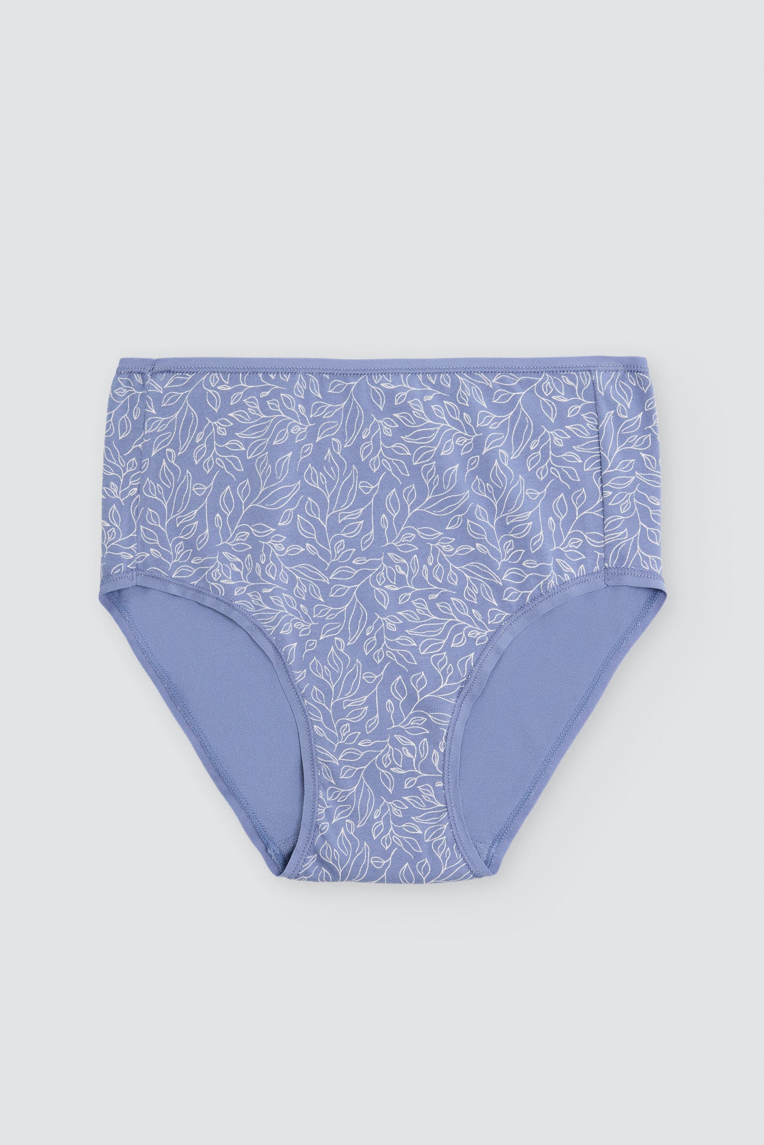 Pack de 2 bragas altas algodón estampadas rosa y azul multicolor