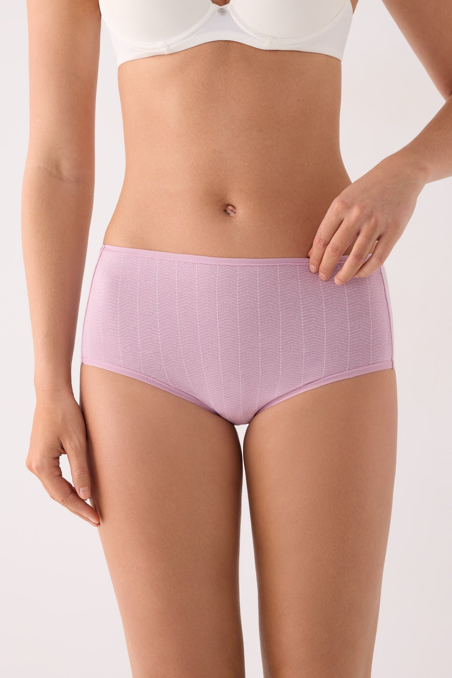 Pack de 2 bragas altas algodón estampadas rosa y azul multicolor