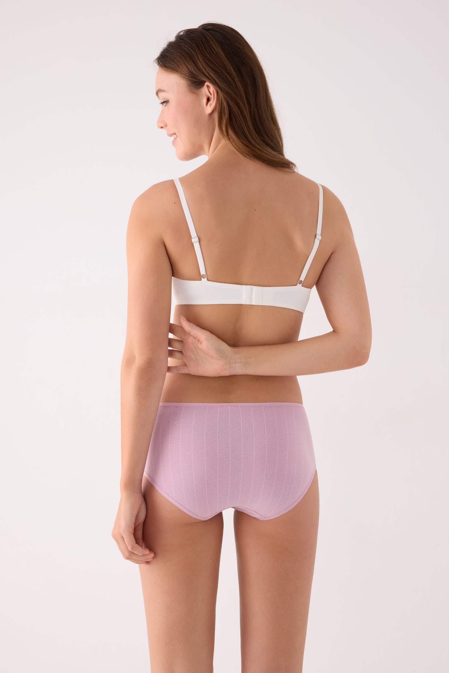 Pack de 2 bragas altas algodón estampadas rosa y azul multicolor