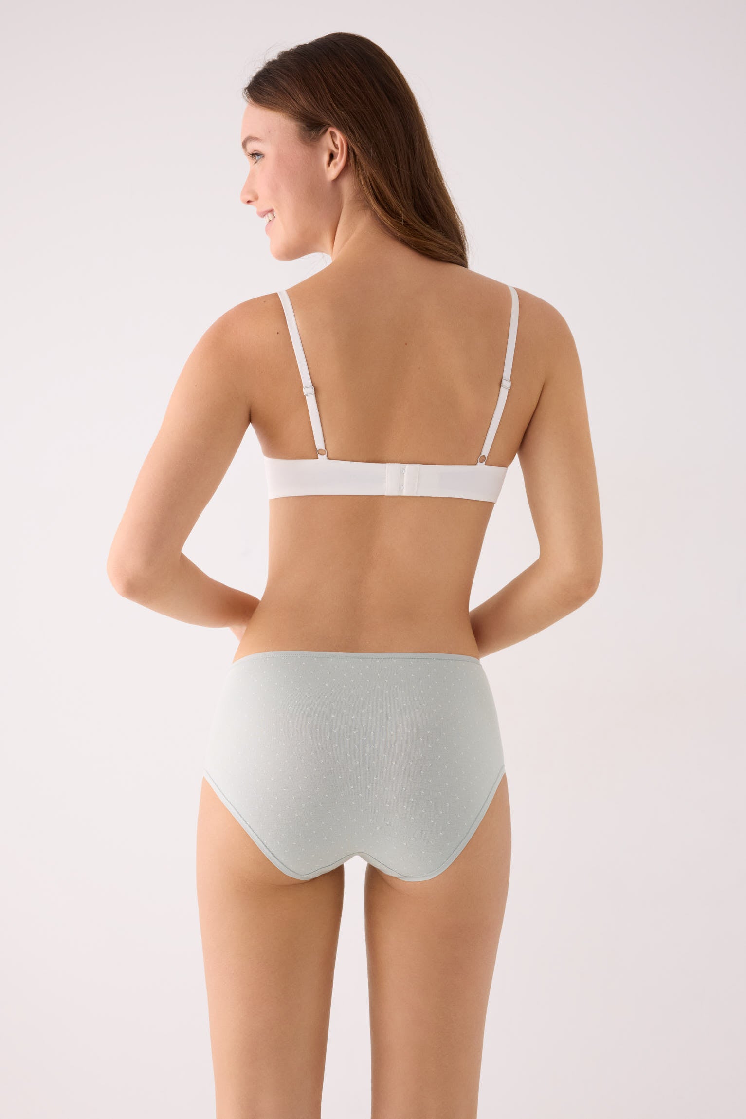 Pack de 2 bragas de algodón altas estampadas multicolor