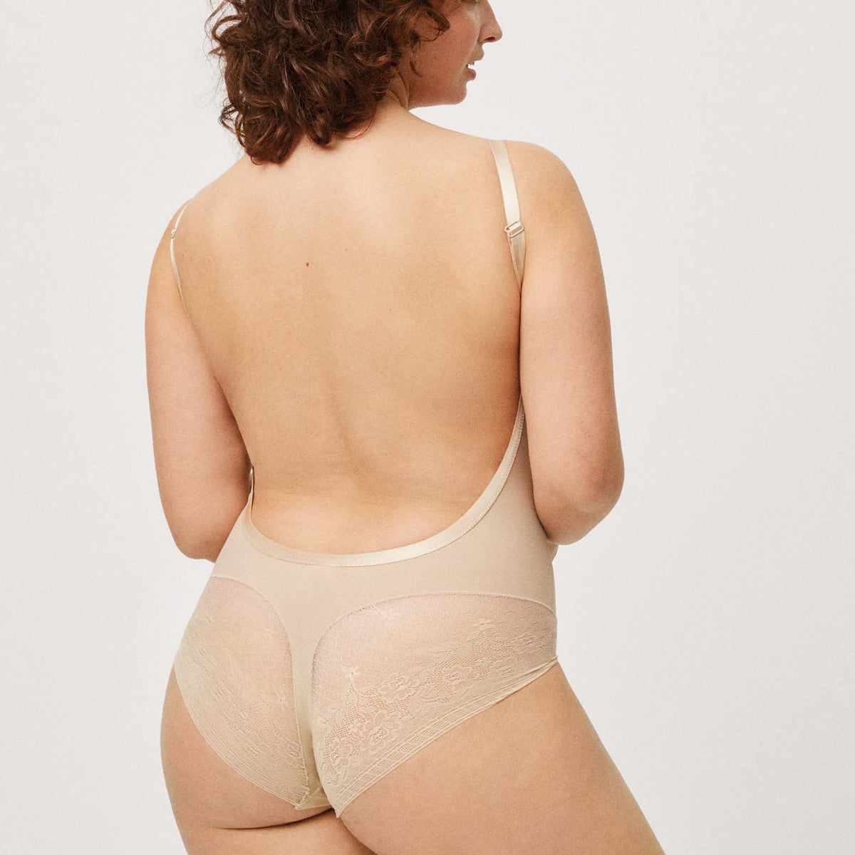 Body reductor con aro espalda abierta nude