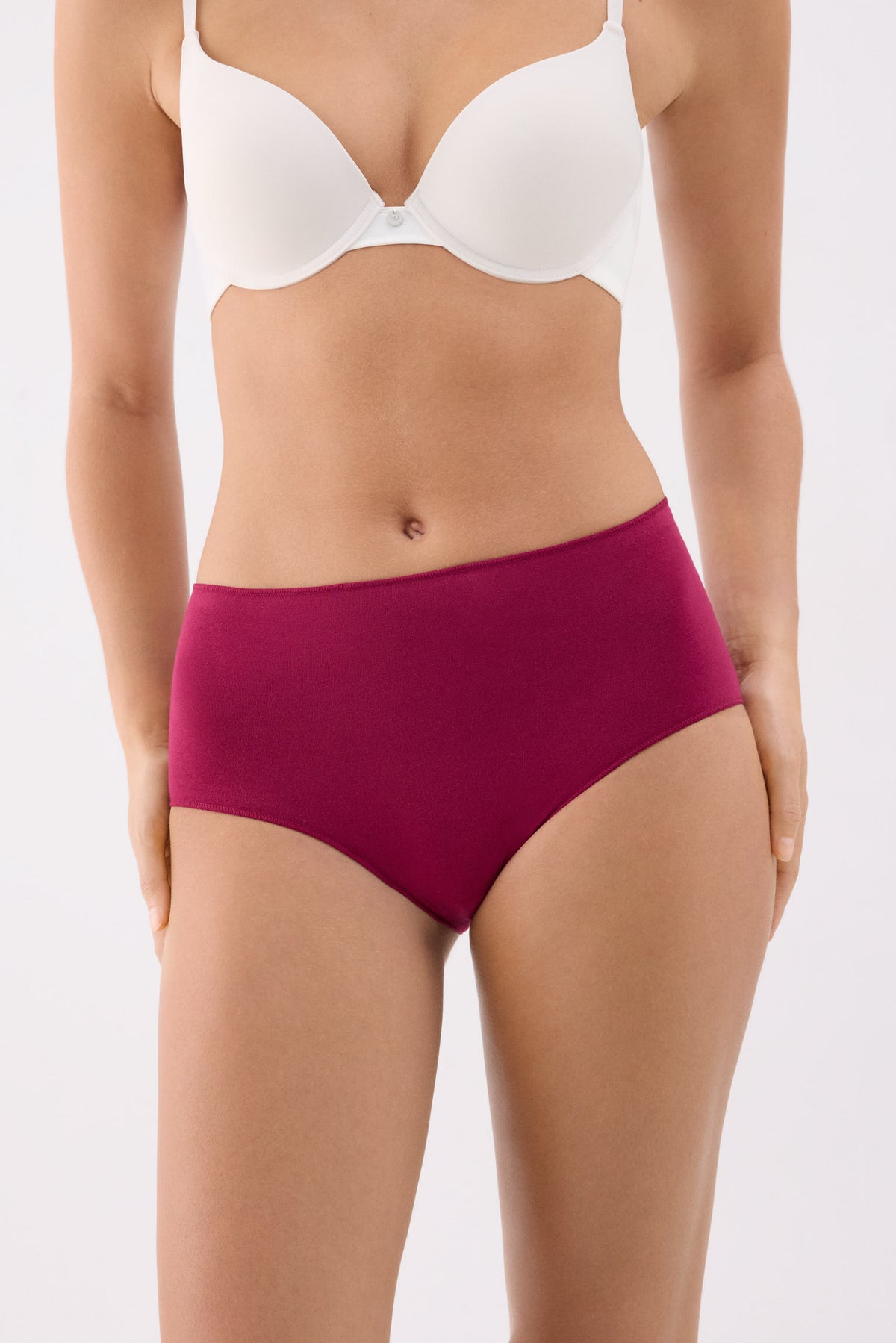 Pack de 3 bragas altas de algodón colores fríos