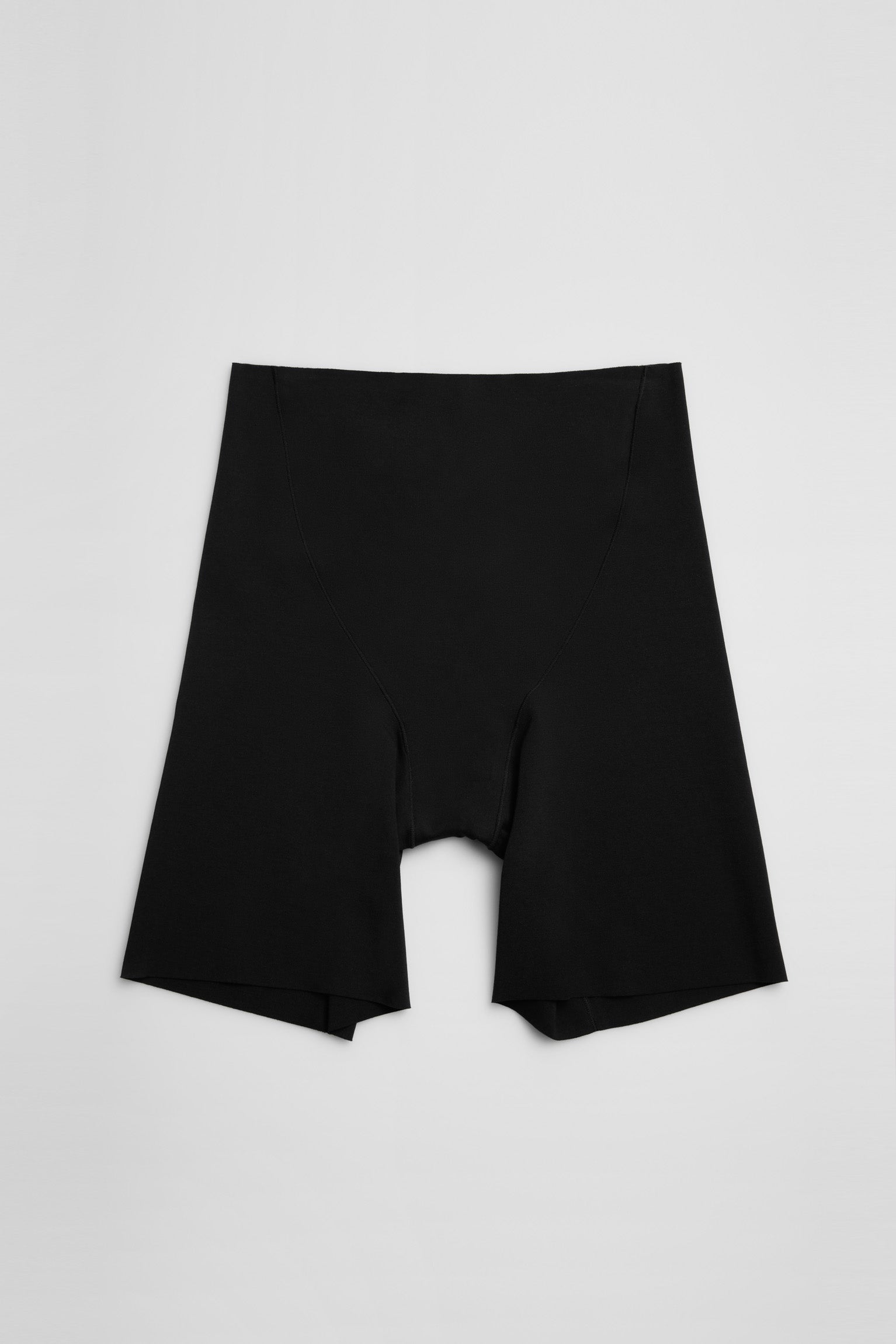 Black laser anti-chafing shorts