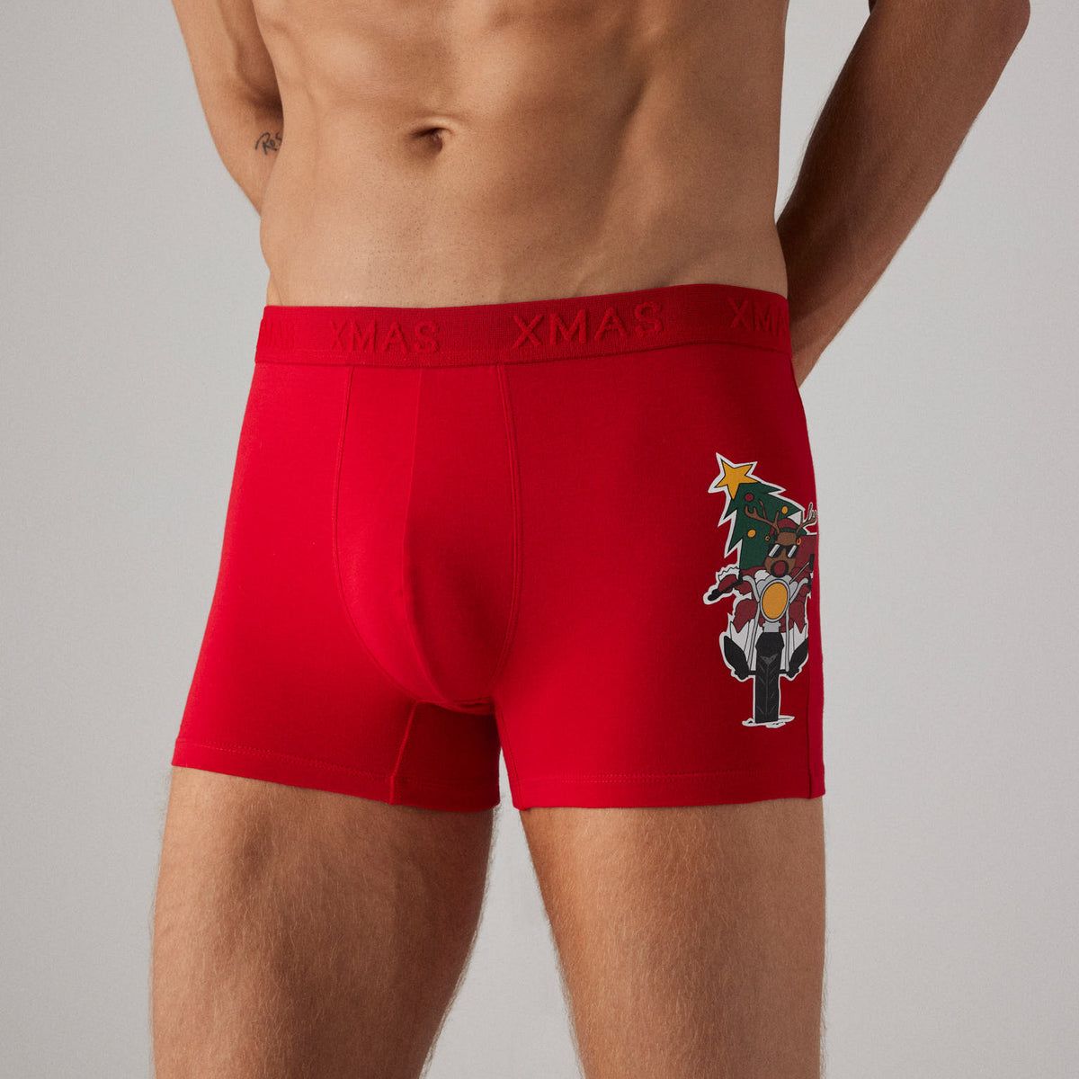 Calzoncillos Rojos Slip Navidad Hombre Calzoncillos Navidad Slip