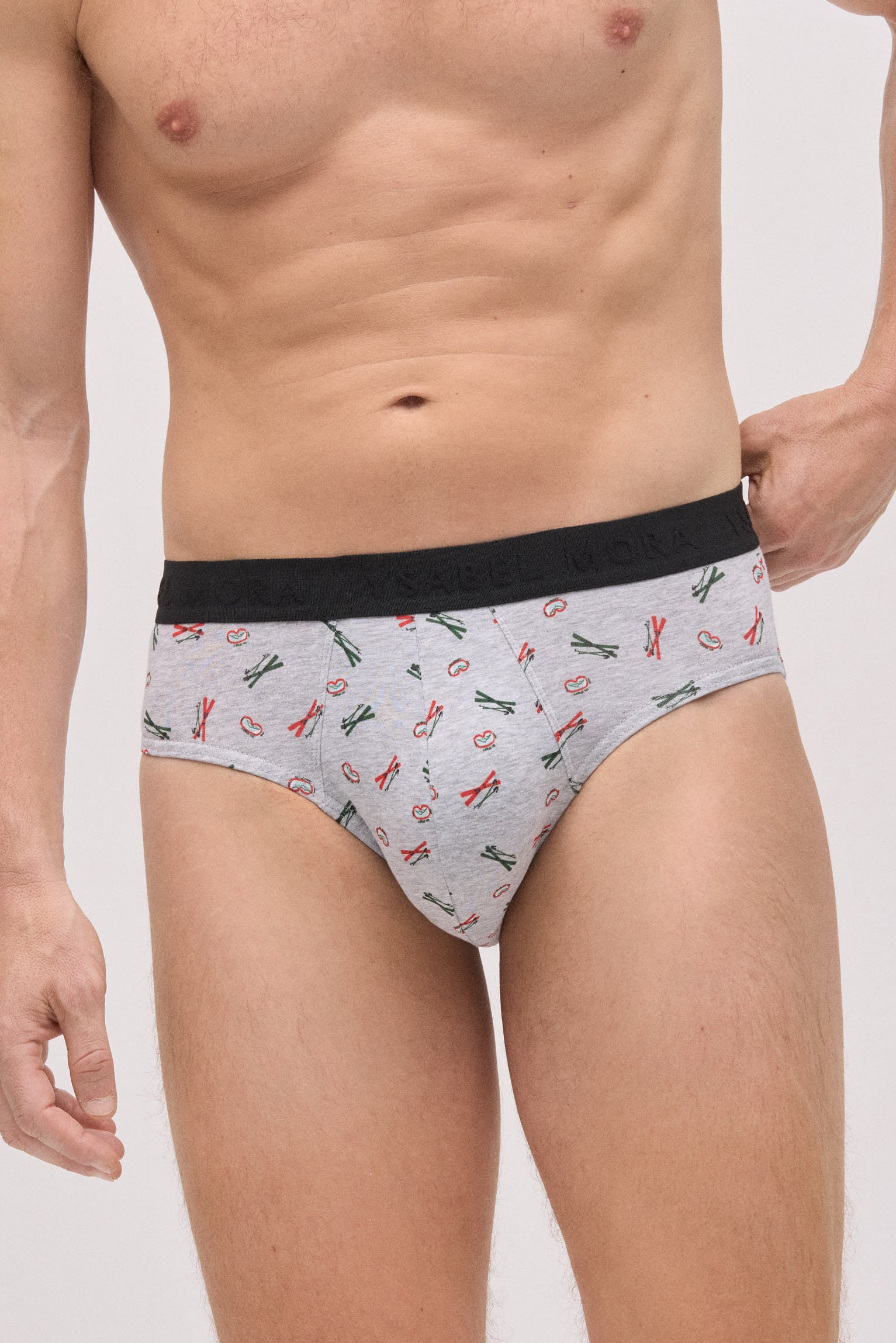 Pack of 6 printed briefs