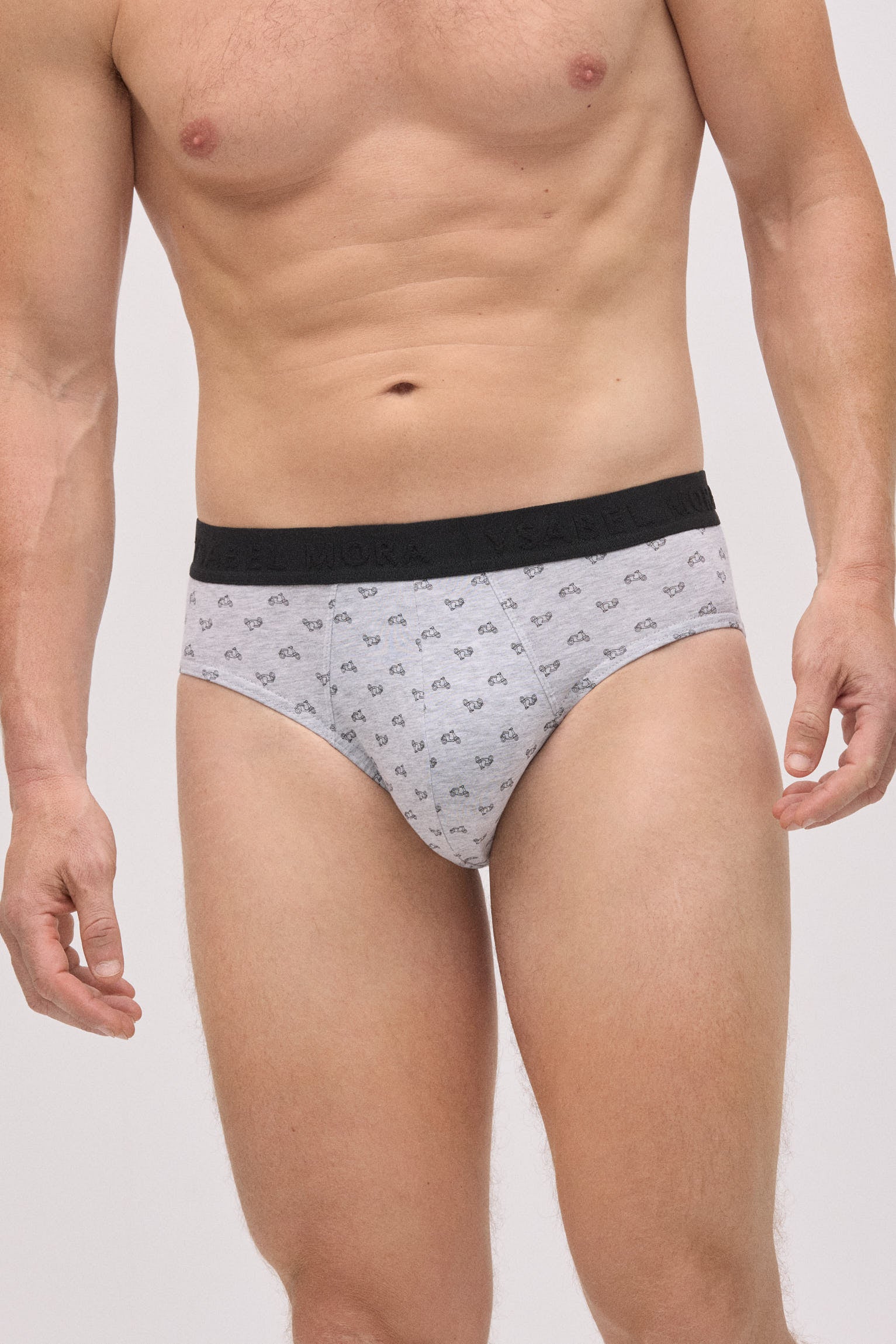 Pack of 6 printed briefs