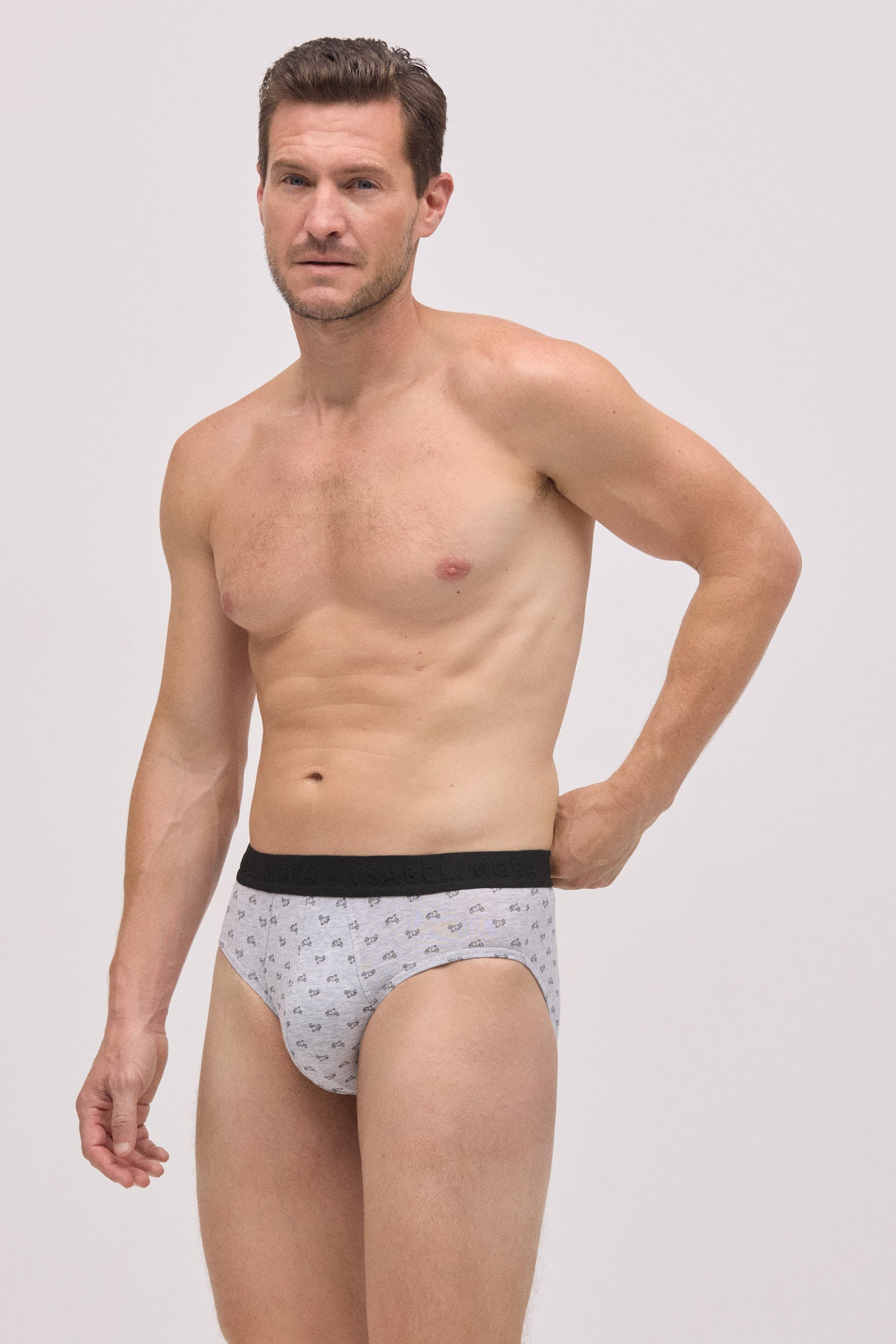 Pack of 6 printed briefs