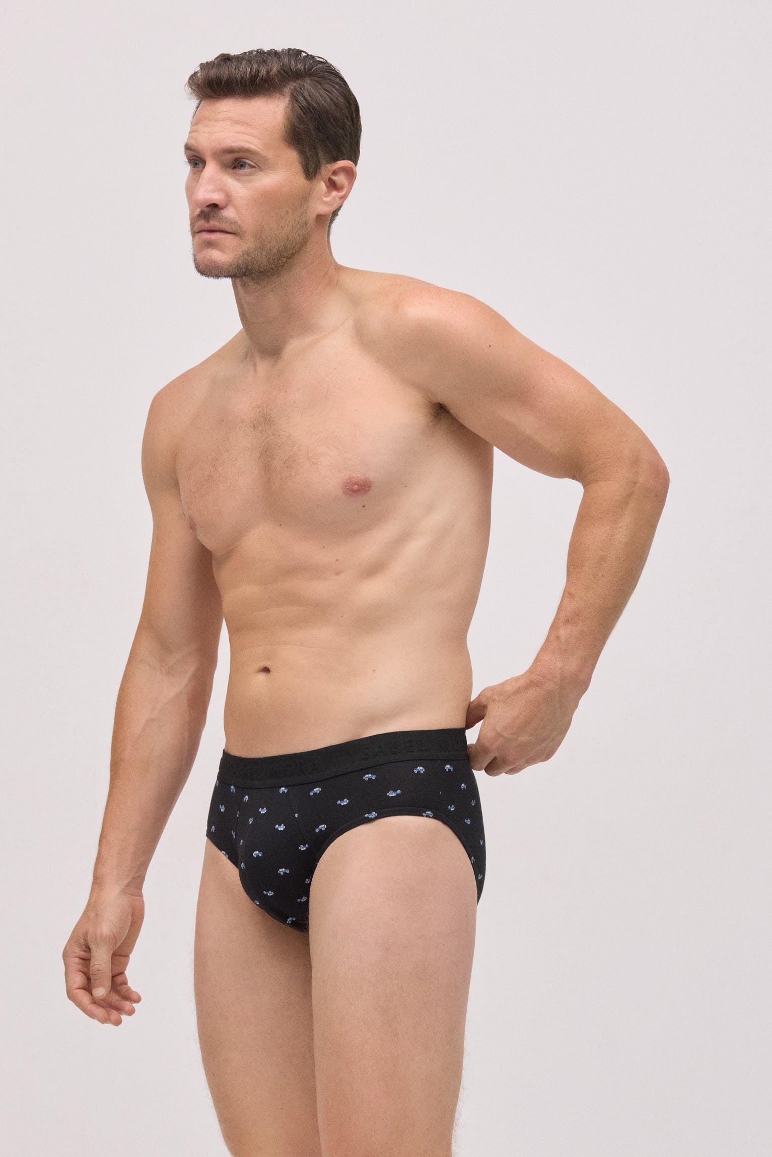 Pack of 6 printed briefs