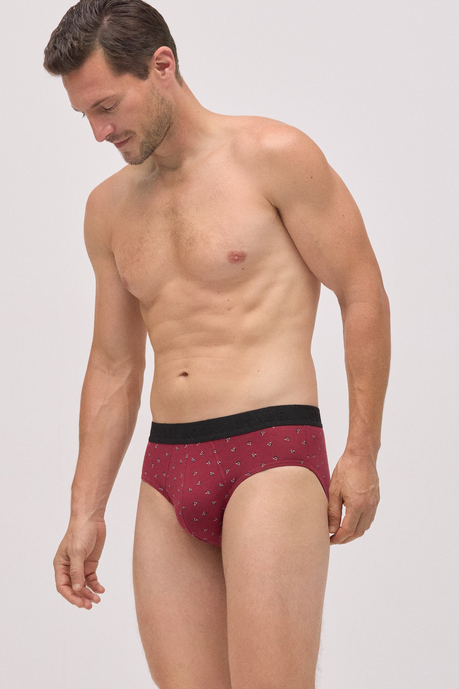 Pack of 6 printed briefs