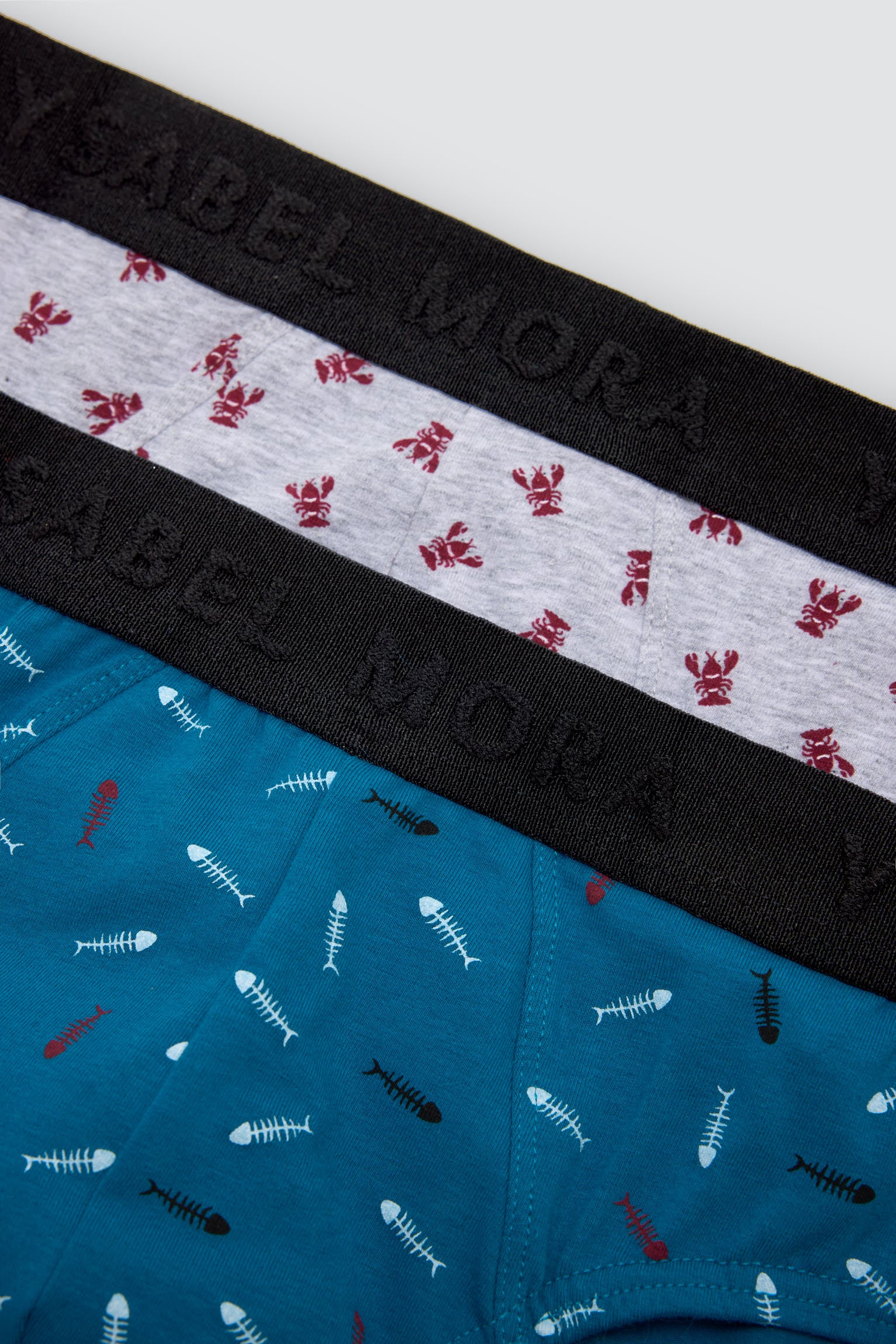 Pack 6 slips estampado animales