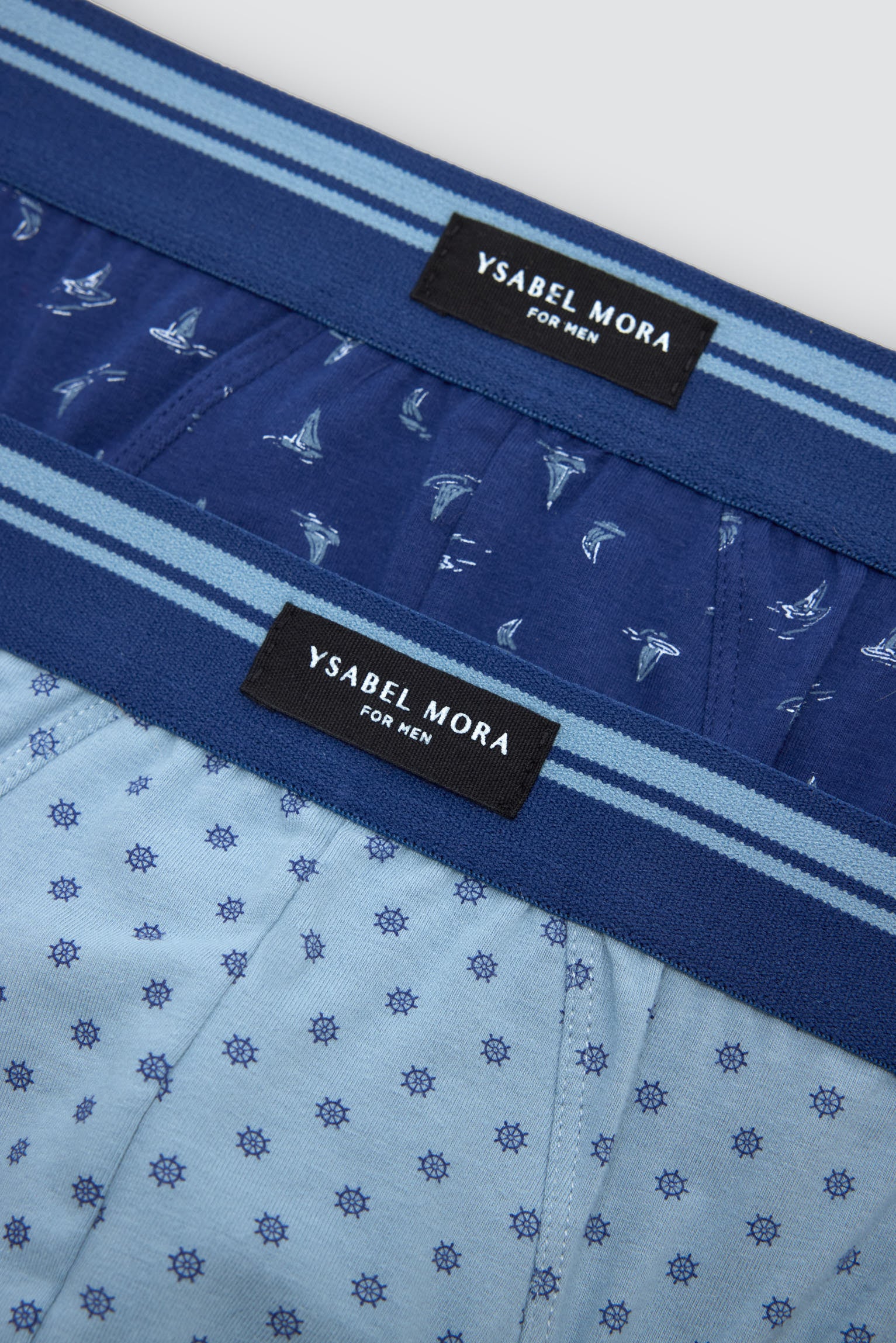 Pack 2 slips estampados náuticos