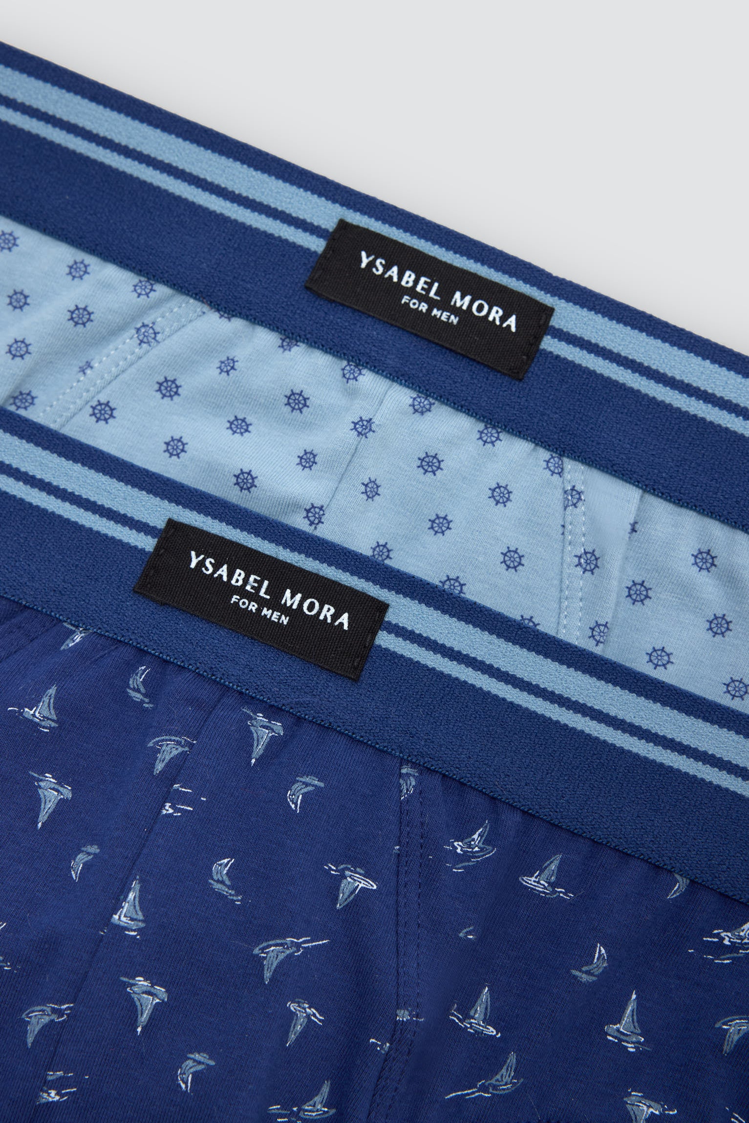 Pack 2 slips estampados náuticos