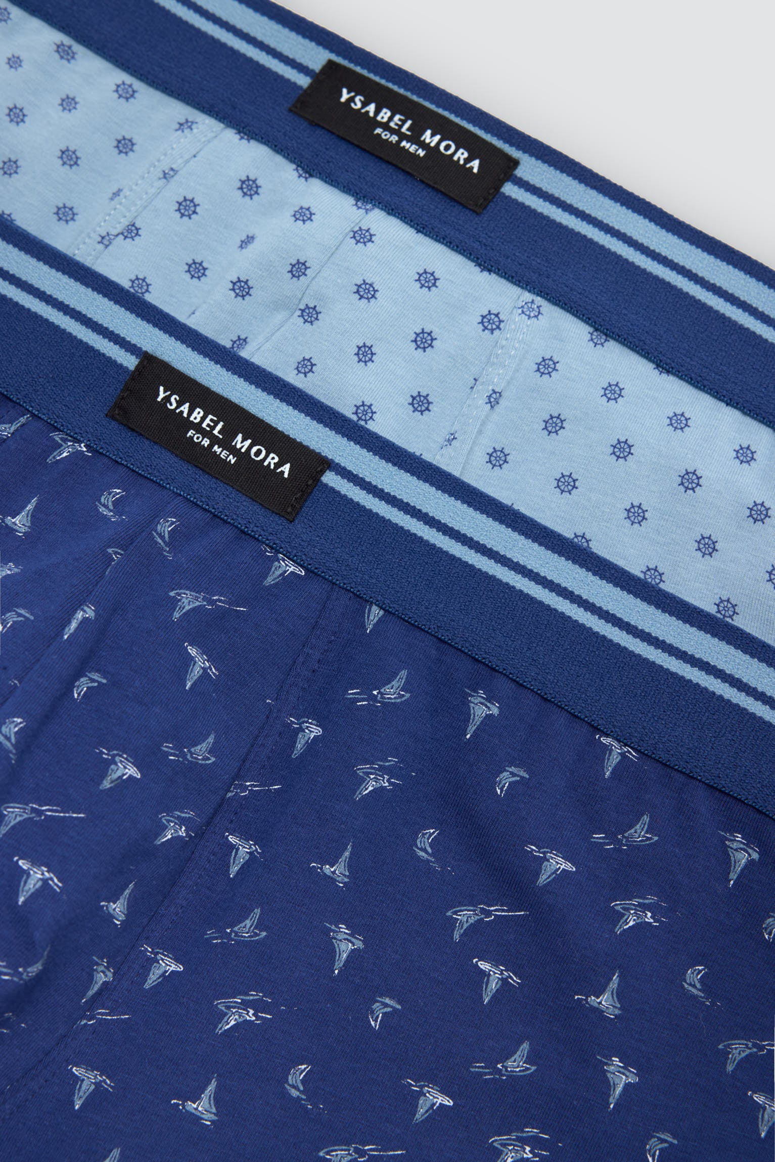 Pack 2 bóxers estampados náuticos - Ysabel Mora