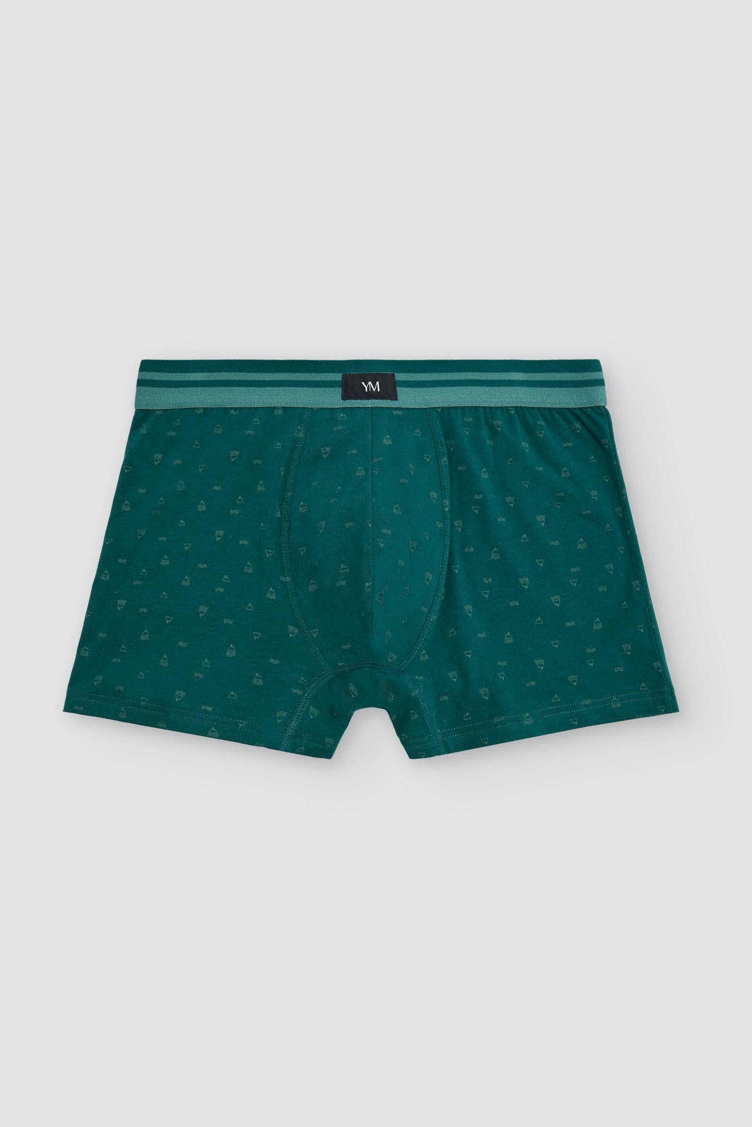 Pack 2 bóxers algodón estampado montañas y motivos geométricos - Ysabel Mora