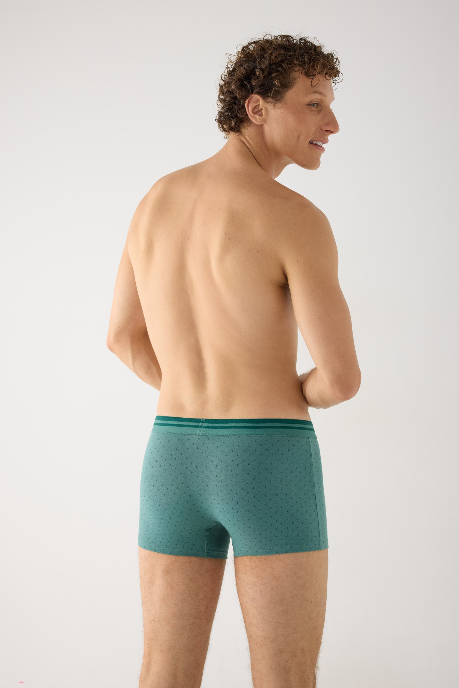 Pack 2 bóxers algodón estampado montañas y motivos geométricos - Ysabel Mora