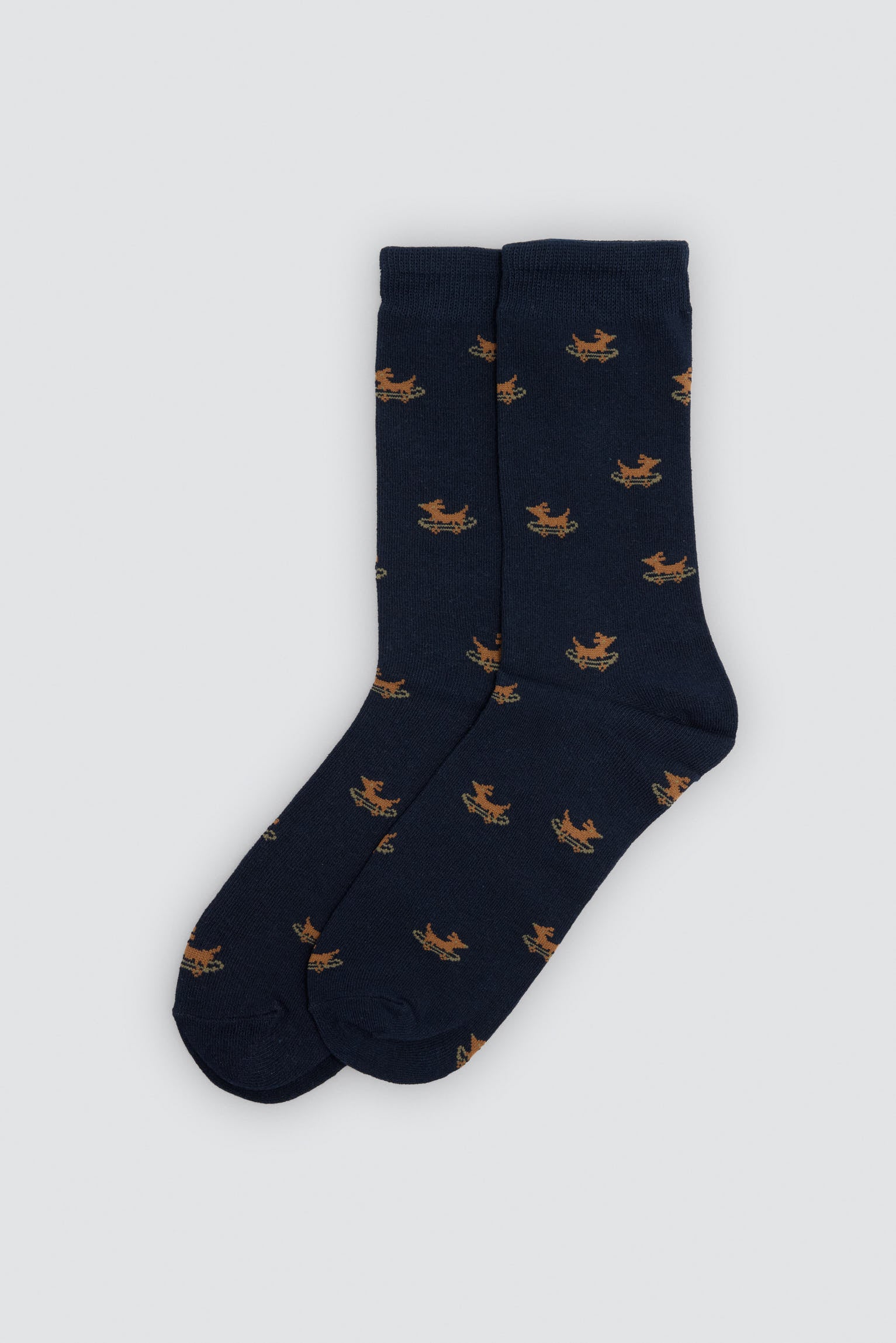 Pack 4 calcetines estampados animales, guitarras y cohetes