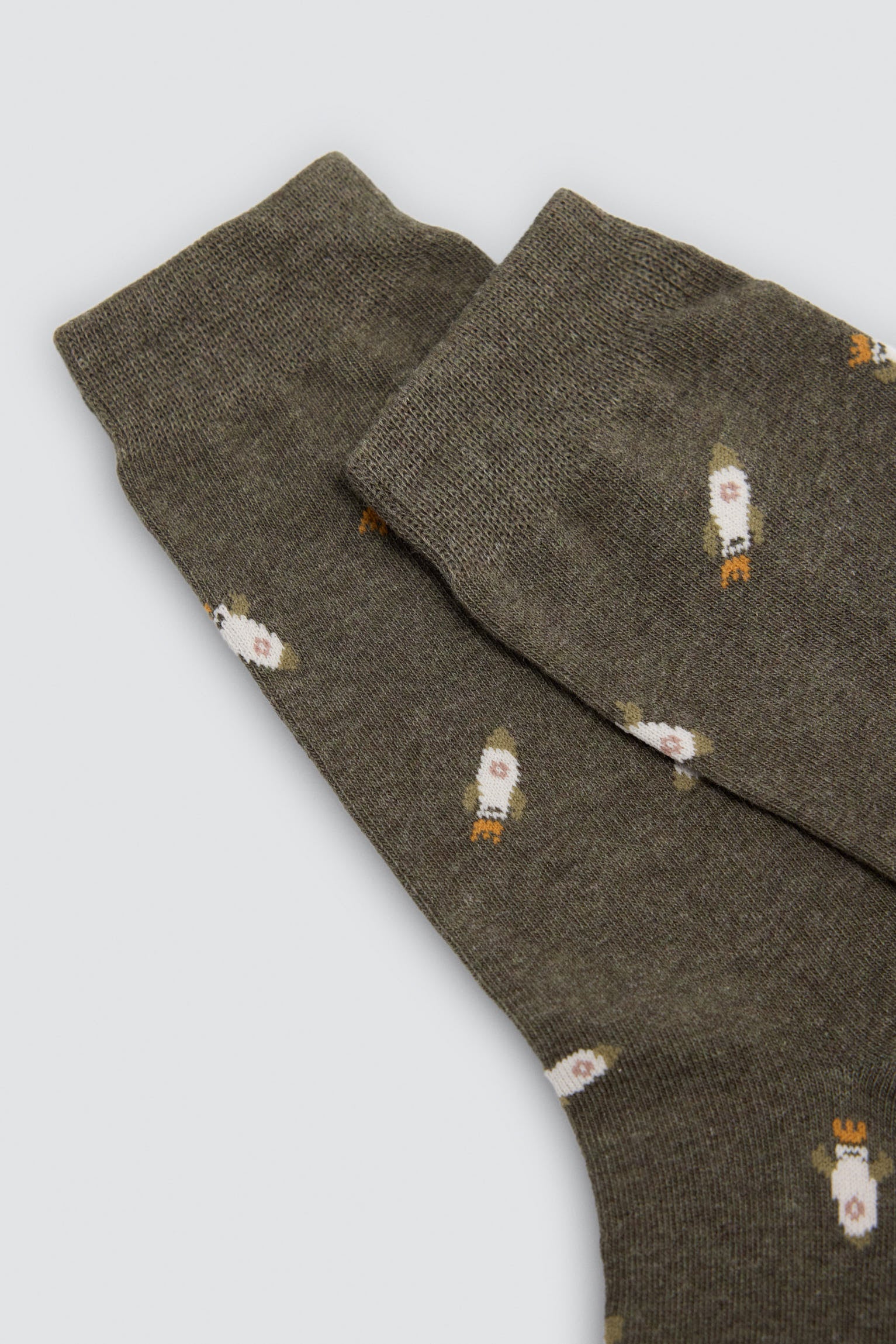 Pack 4 calcetines estampados animales, guitarras y cohetes