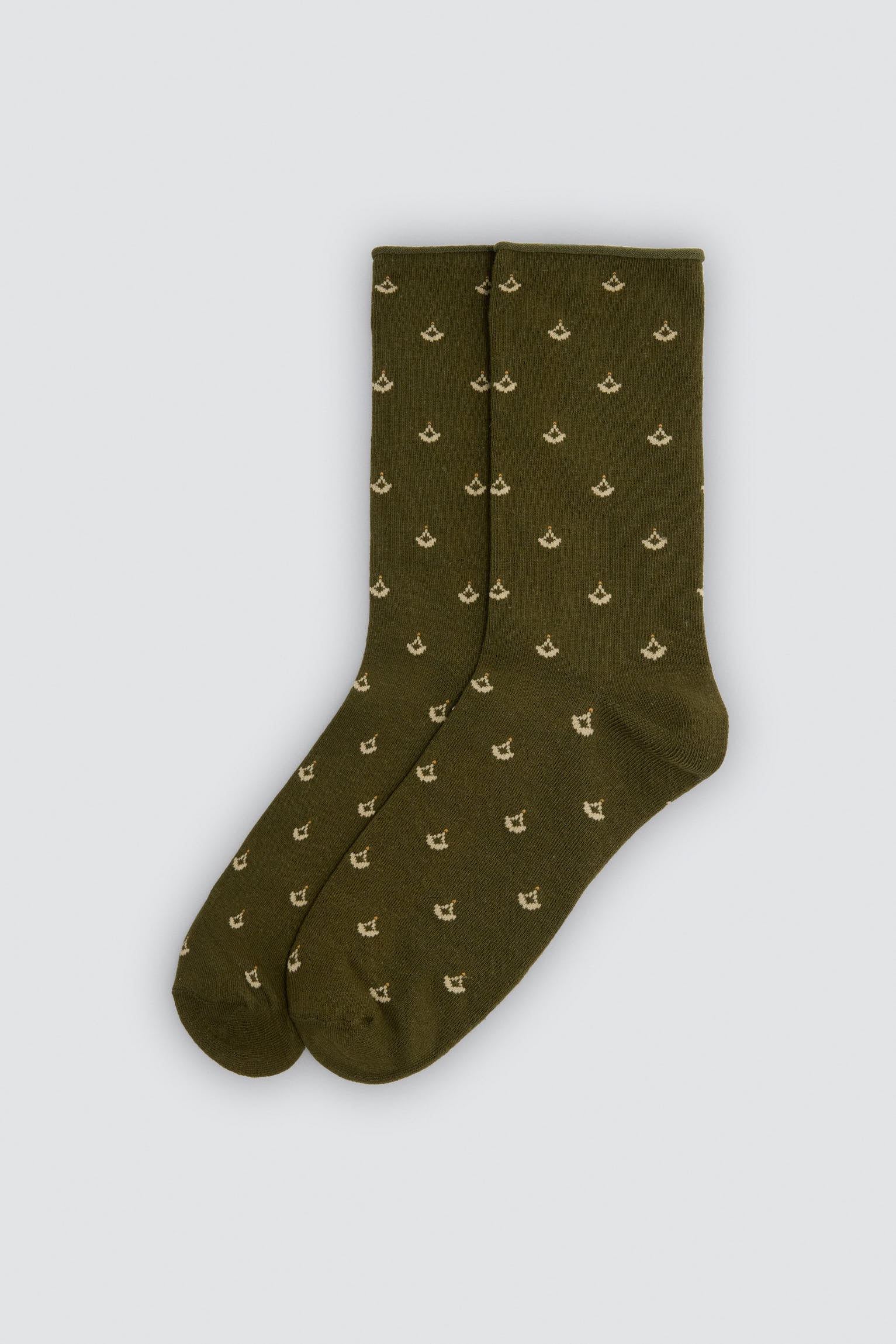Pack 3 calcetines sin puño estampadoselementos minimal y bicicletas