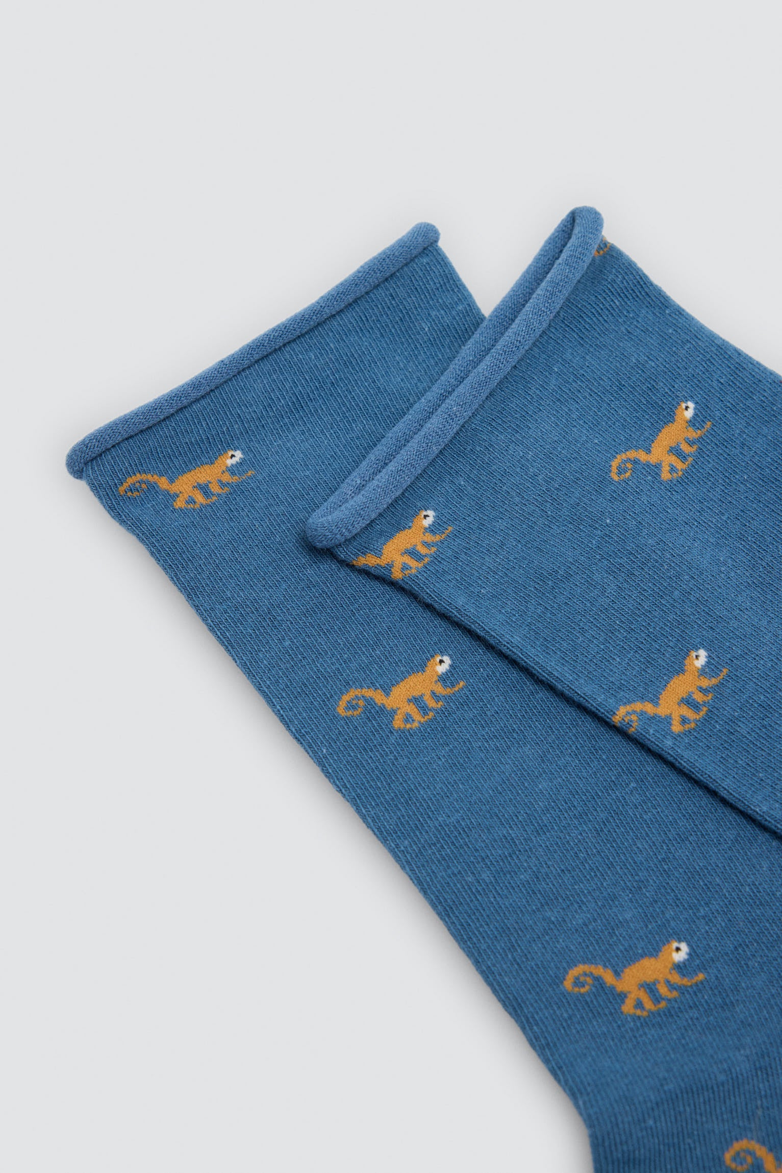 Pack 4 calcetines sin puño estampado animales