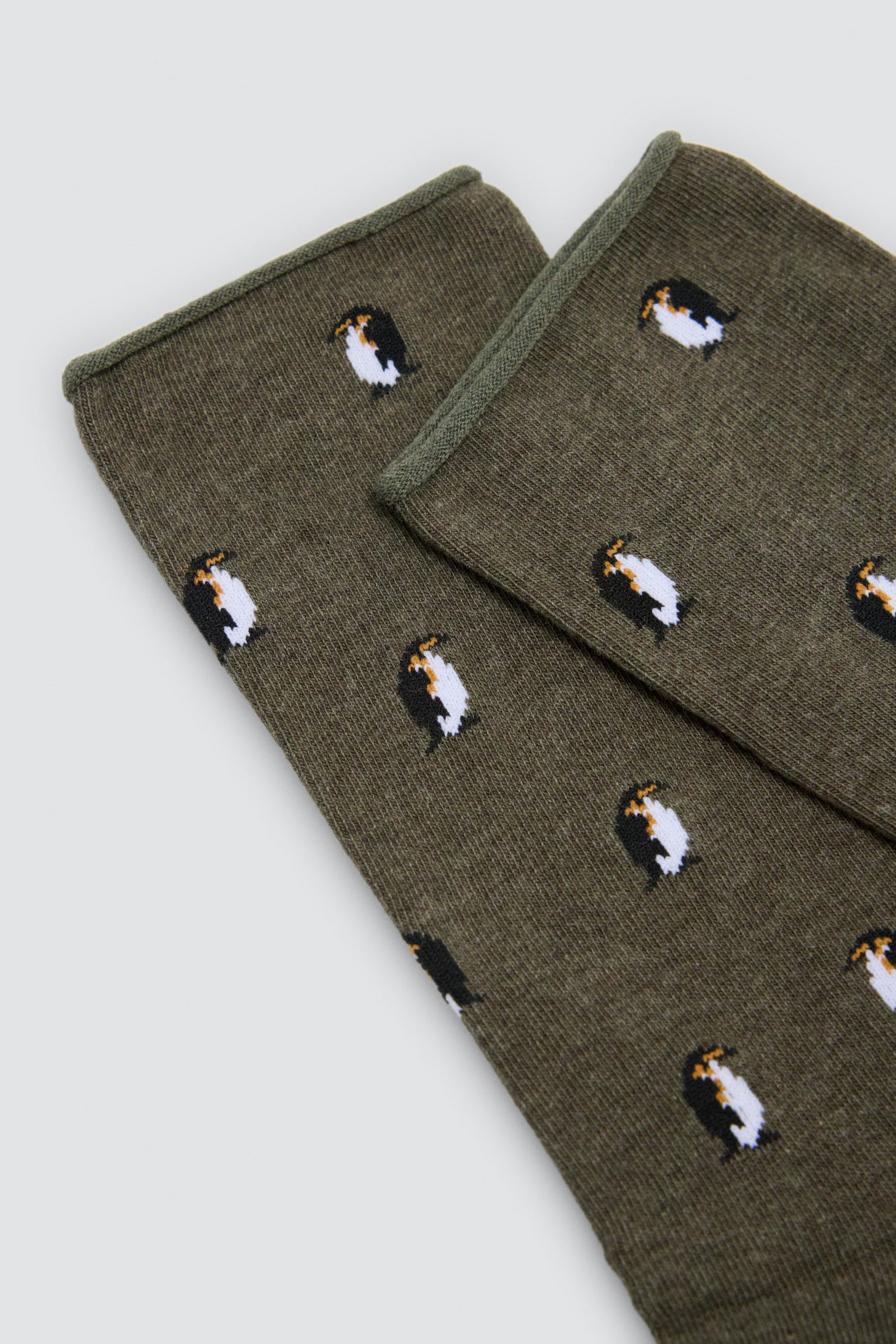 Pack 4 calcetines sin puño estampados motivos naturales