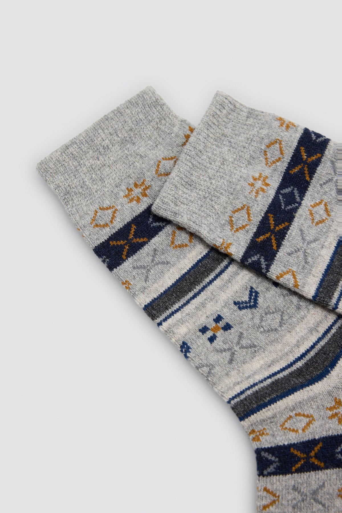 Pack 3 calcetines hombre lana estampados variados