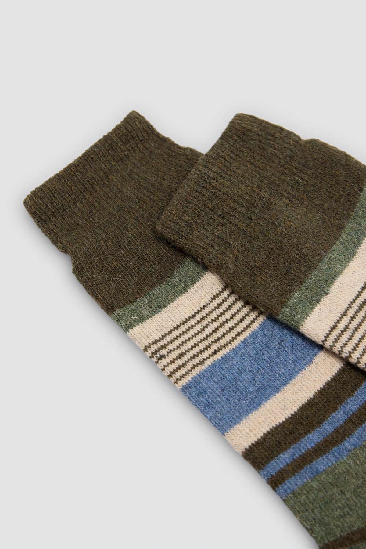 Pack 3 calcetines angora estampado rayas