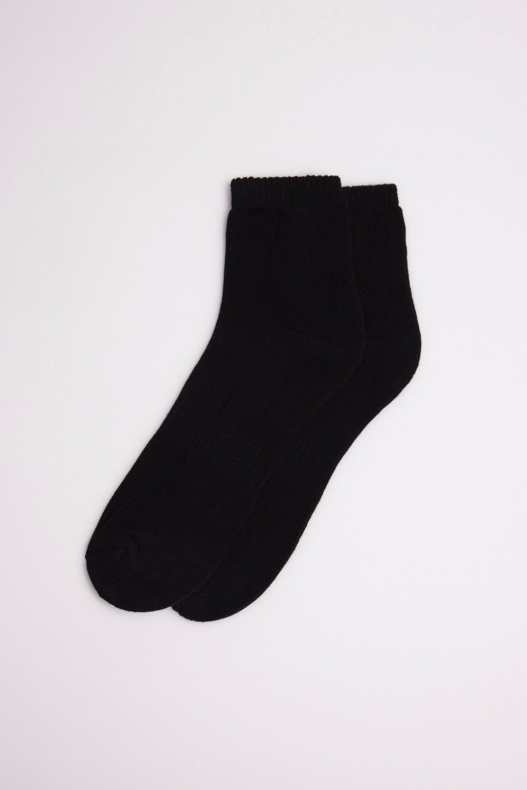 Pack 3 calcetines deportivos de rizo negro