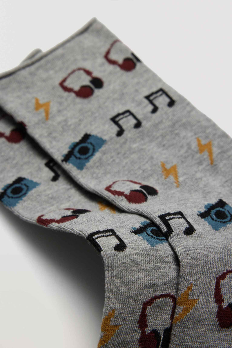 Socks without cuff 3 pack