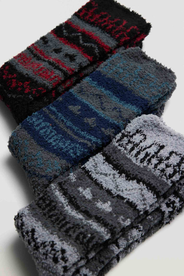 Flannel socks 3 pack